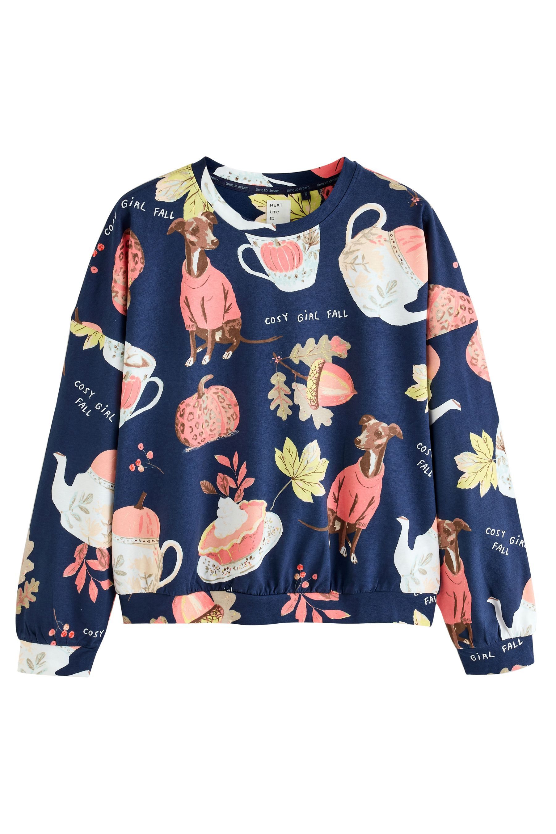 Next Pyjama Langärmeliger Pyjama aus 100 % Baumwolle (2 tlg) – Bild 2 von 5