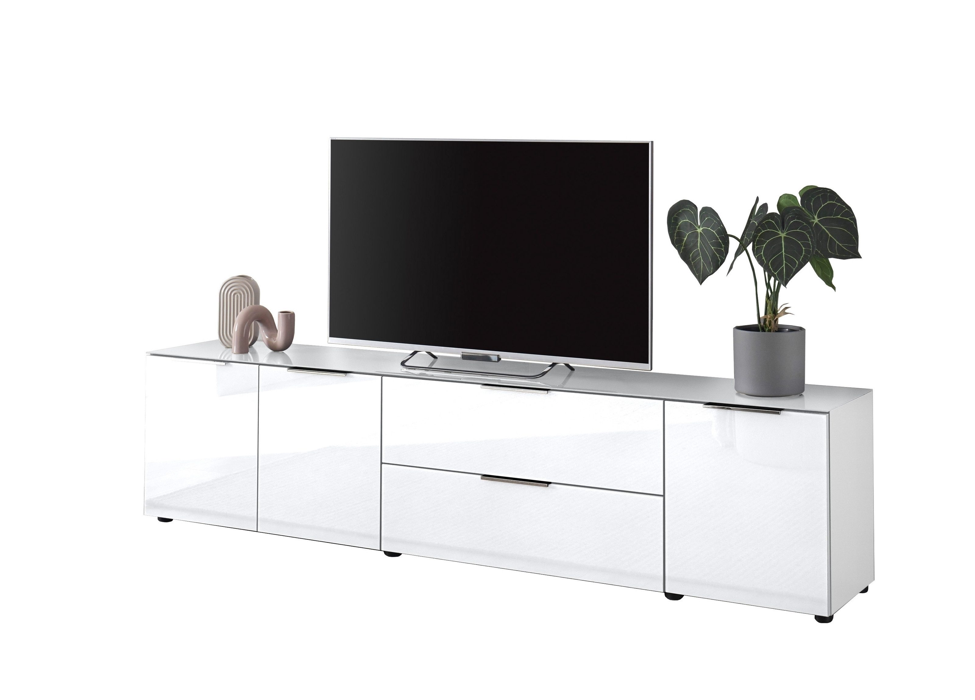 Bega Consult Lowboard in Weiß, - 226x55x40 cm (BxHxT)