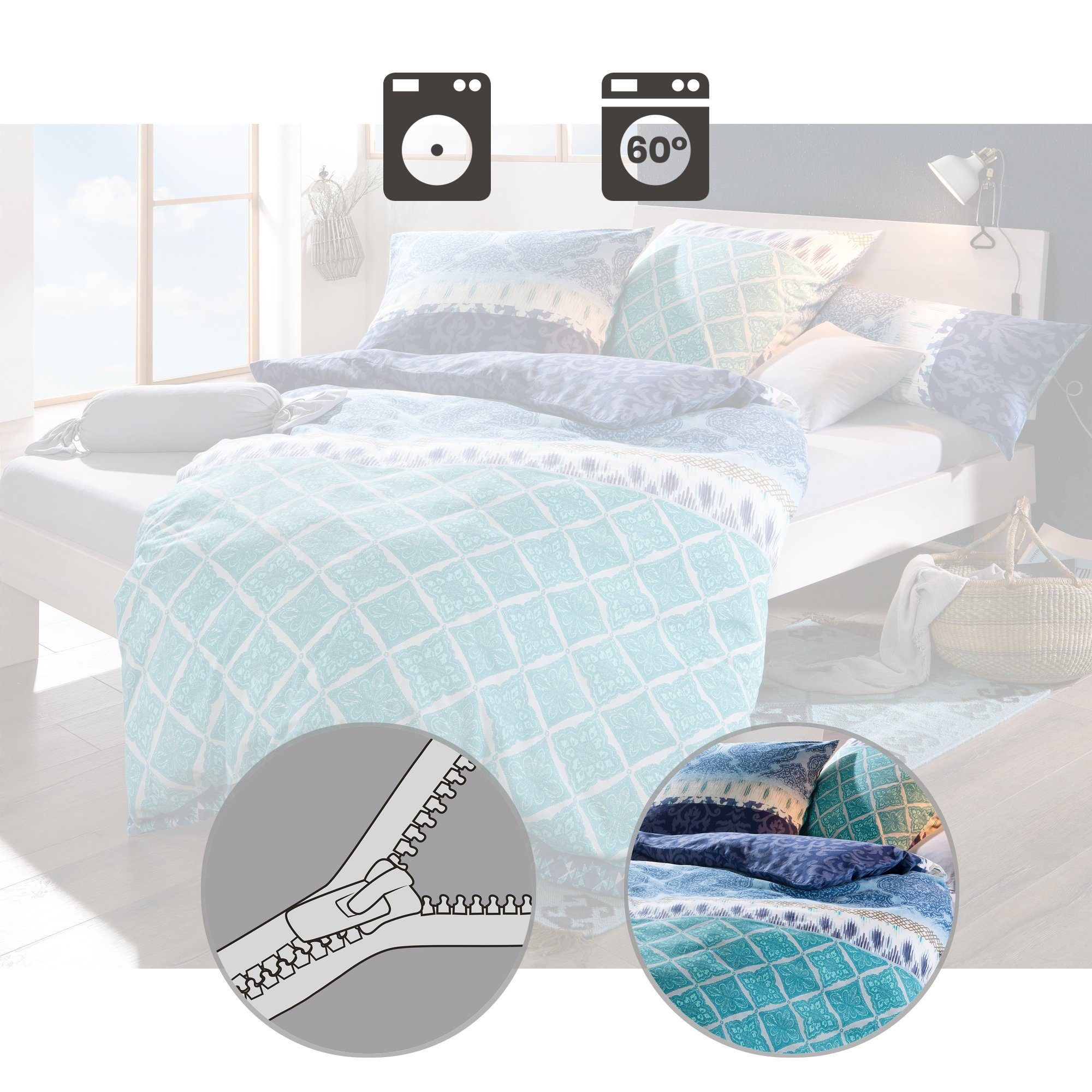 fleuresse Bettwäsche Bettwäsche, Baumwolle, Ornamente