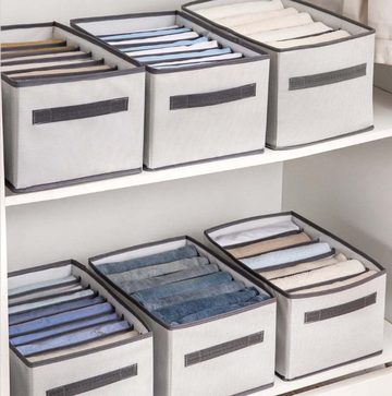 FIDDY Aufbewahrungskorb Aufbewahrungsbox für Kleidung (faltbares Aufbewahrungsartefakt, geteilte Aufbewahrungsbox, Aufbewahrungsbox für Schlafsaal-Garderobe, 1 St)