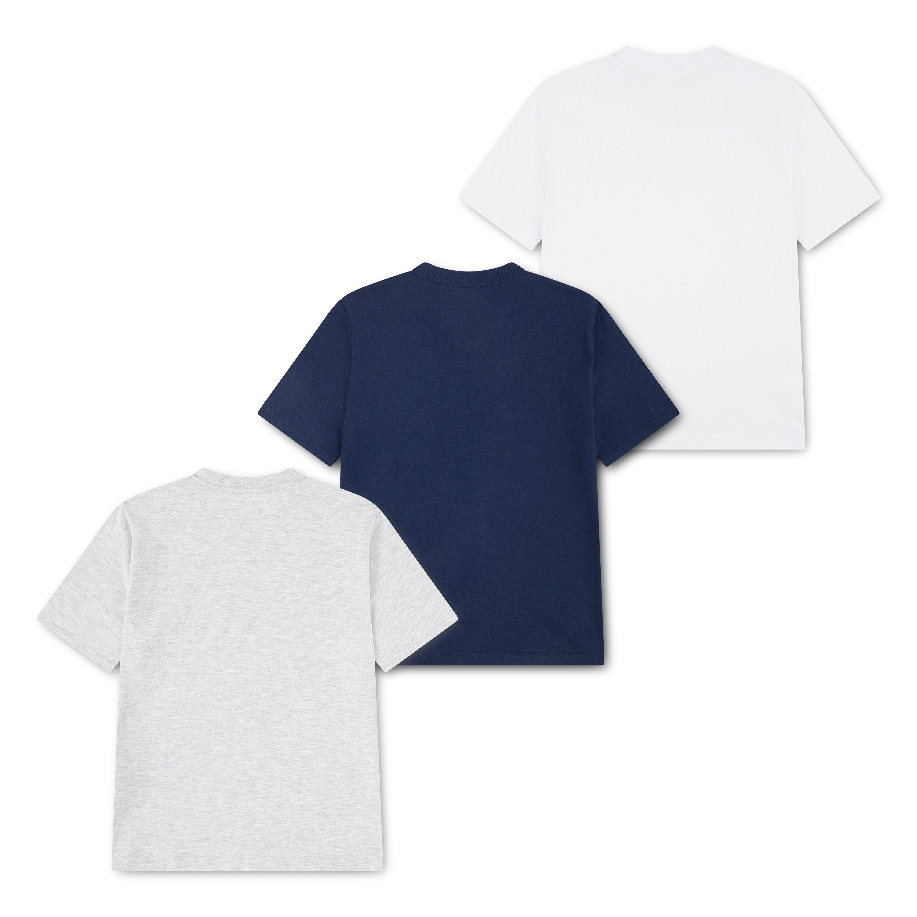 Hurley T-Shirt CORE LOGO TEE 3PK HRLB-3K-9316 (Packung, 3-tlg., 3) für Jugendliche, passgenauer Schnitt, pflegeleicht