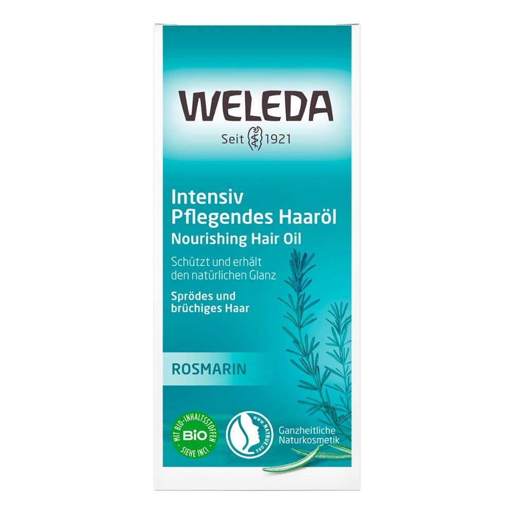 WELEDA Haaröl Rosmarin - Intensiv pflegendes Haaröl 50ml 2er Pack