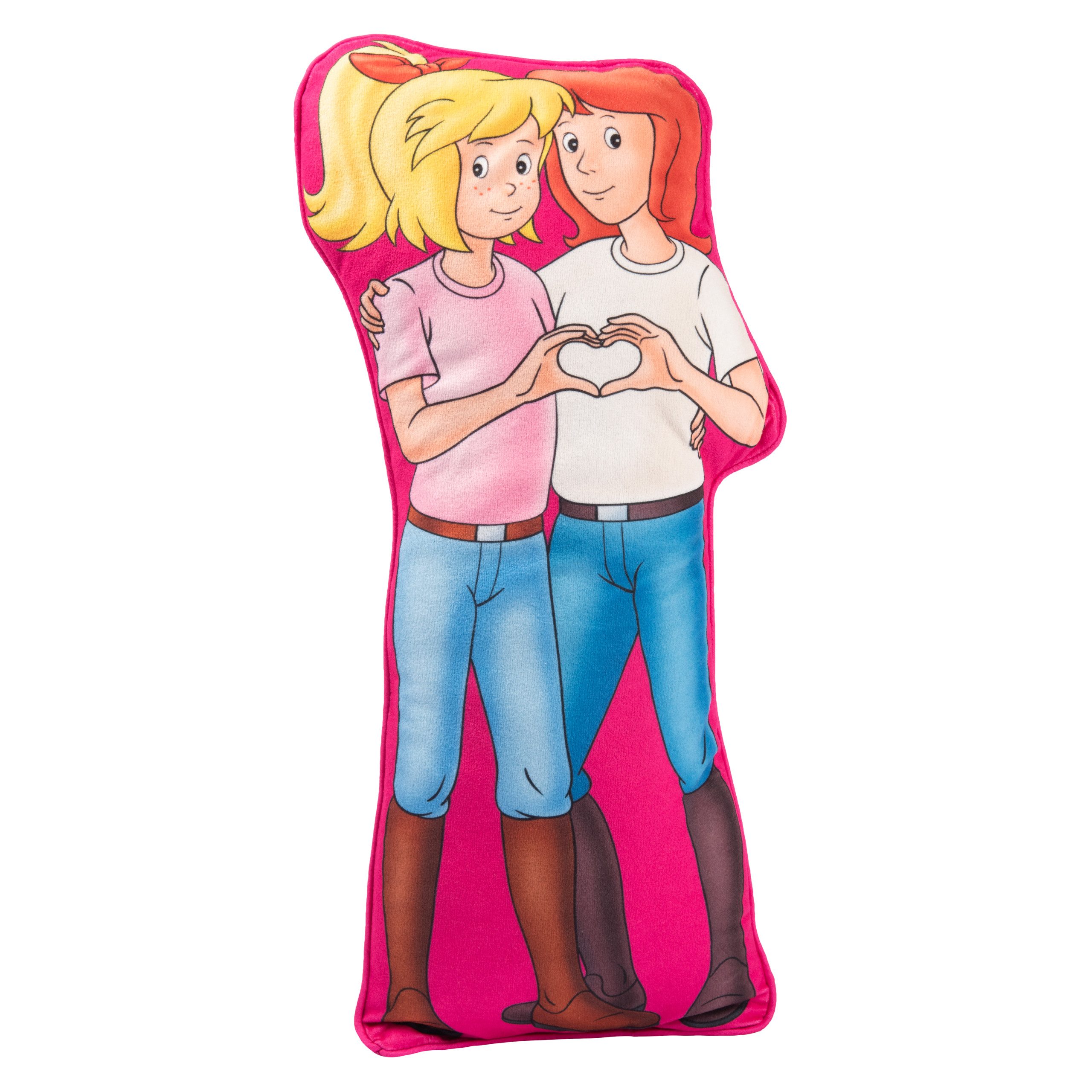 United Labels® Dekokissen Bibi & Tina - BFF Best Friends Forever Deko 50 x 20 cm
