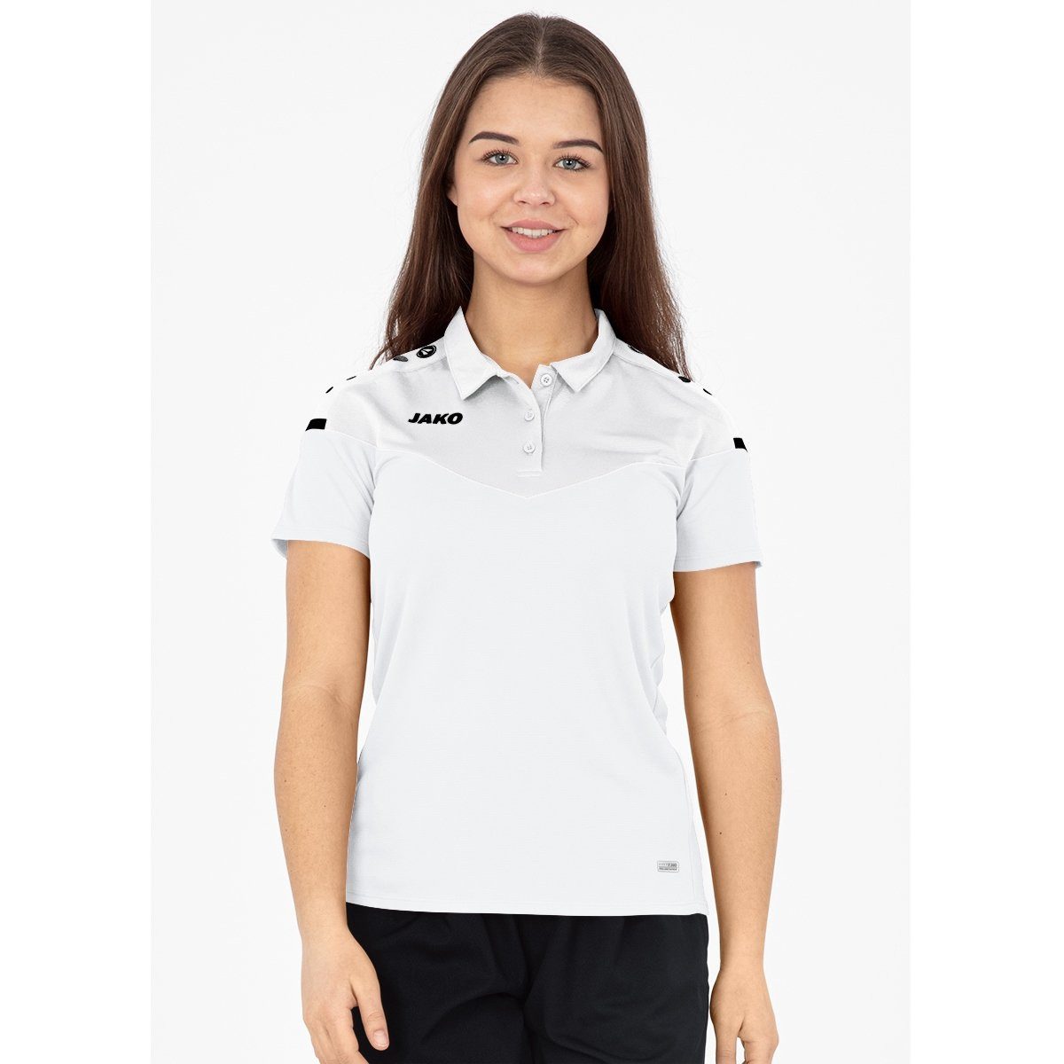 Jako Poloshirt Champ 2.0 (100% Polyester) weiss Damen