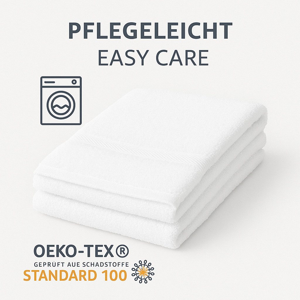 Betz Gästehandtücher 10 tlg. Gästehandtücher-Set PREMIUM 100 % Baumwolle 30x50cm, 100% Baumwolle (10-St)