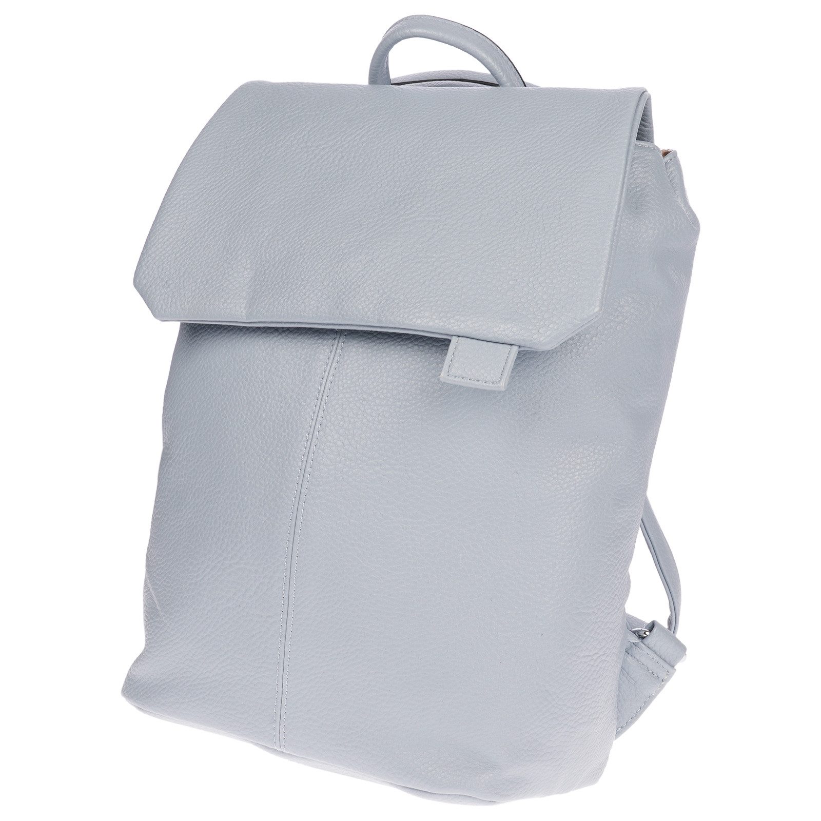 Christian Wippermann Cityrucksack Mittelgroßer Damen Rucksack Leder Optik PU (1 tlg, 1-tlg), Kurier Rollup Bag