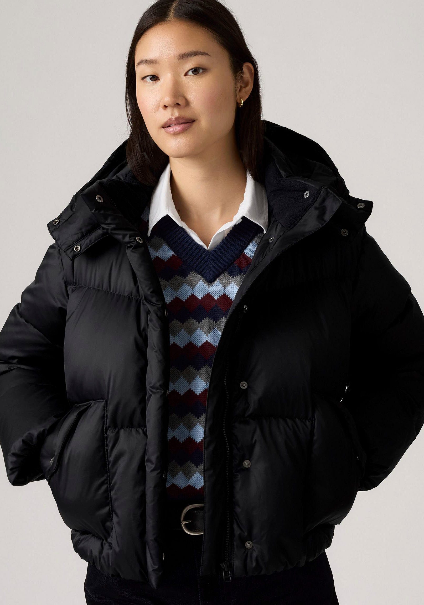 Levi's® Steppjacke mit abnehmbarer Kapuze günstig online kaufen