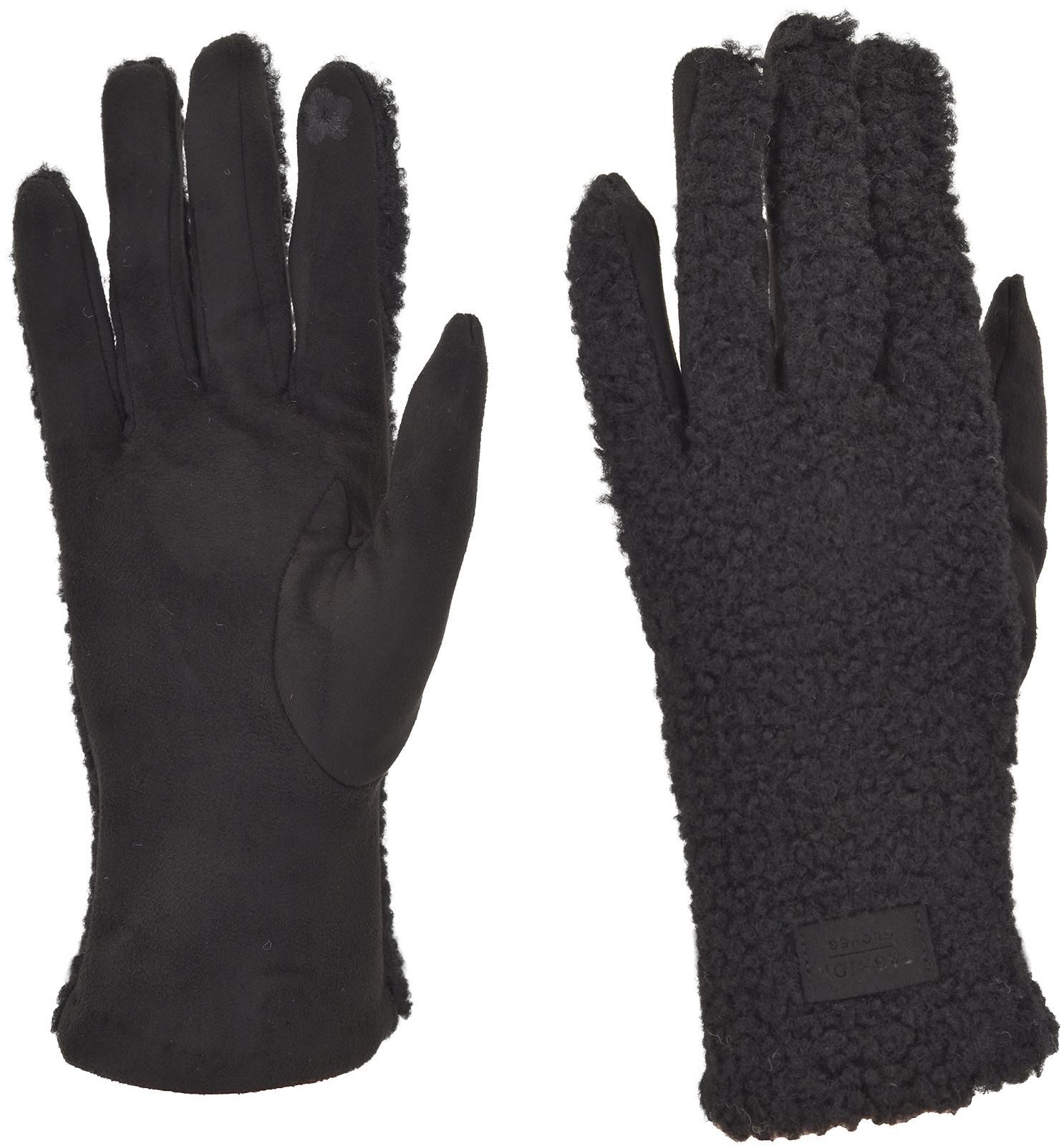 styleBREAKER Fleecehandschuhe Touchscreen Handschuhe mit Teddyplüsch günstig online kaufen