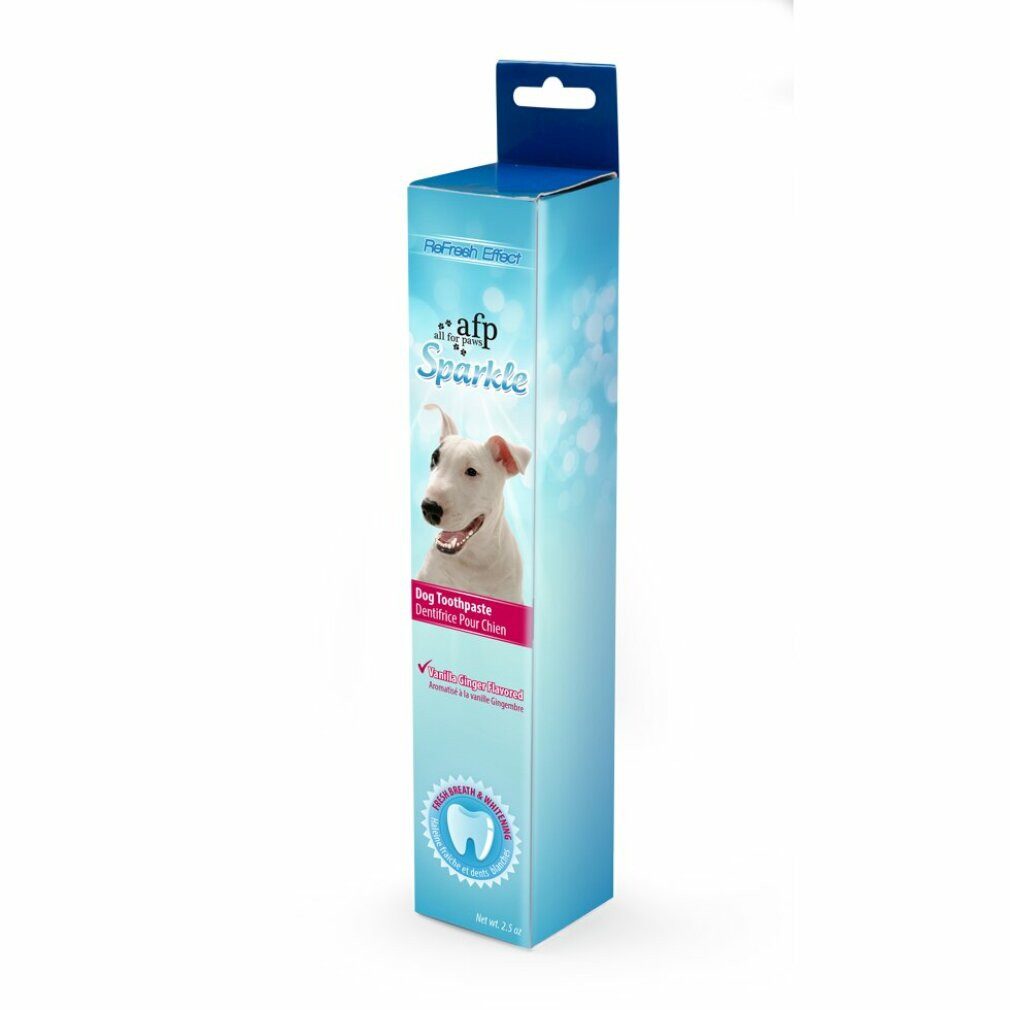 all for paws Tierzahnbürste AFP Sparkles Toothpaste Vanilla & Ginger Flavor