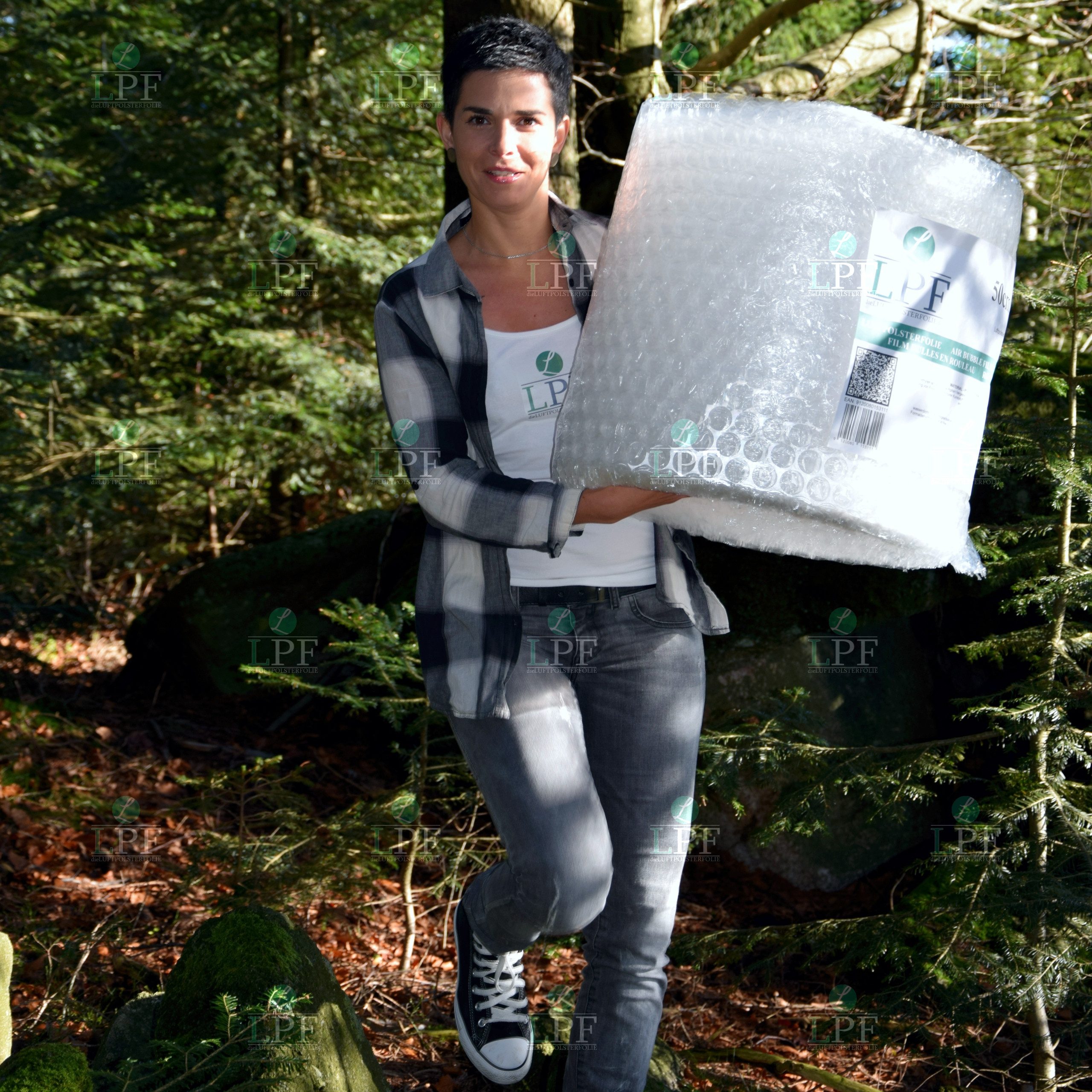 LPF Bubble Wrap Protective Film Air Bubble Wrap Large Bubbles (3cm) Width 50cm x Length 25m / 100µm