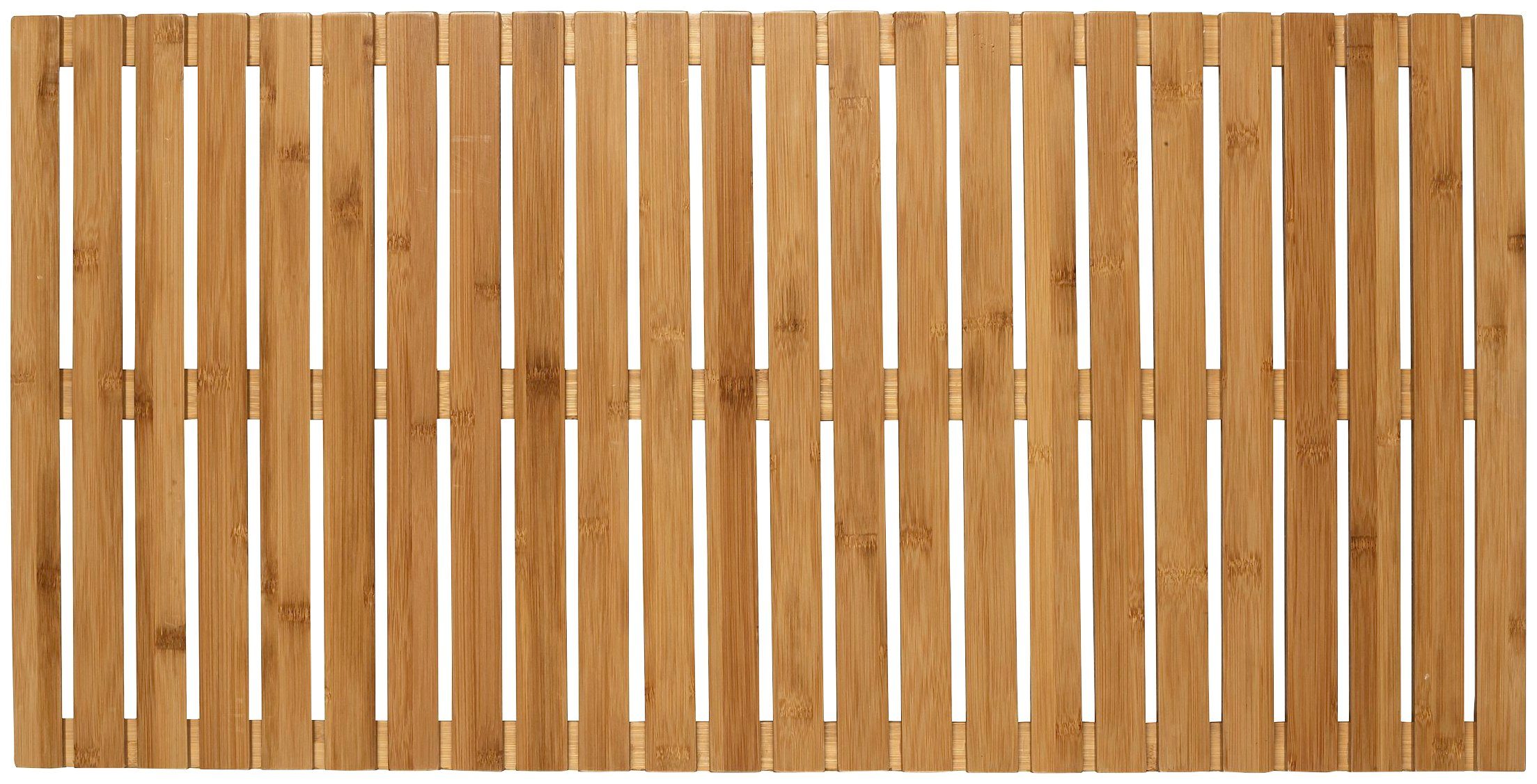 Saunabodenrost WENKO, Höhe 23 mm, Bambus, rechteckig, Bambus, 50 x 100 cm