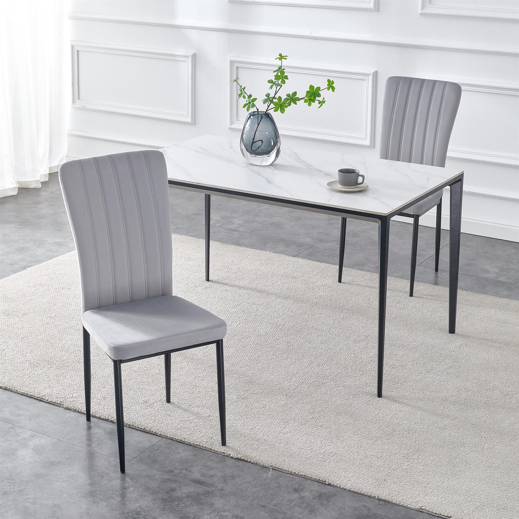 MCC direct Esszimmerstuhl Esszimmerstühle ELLE aus Samt im 2er oder 4er Set (2 St) – Bild 2 von 5