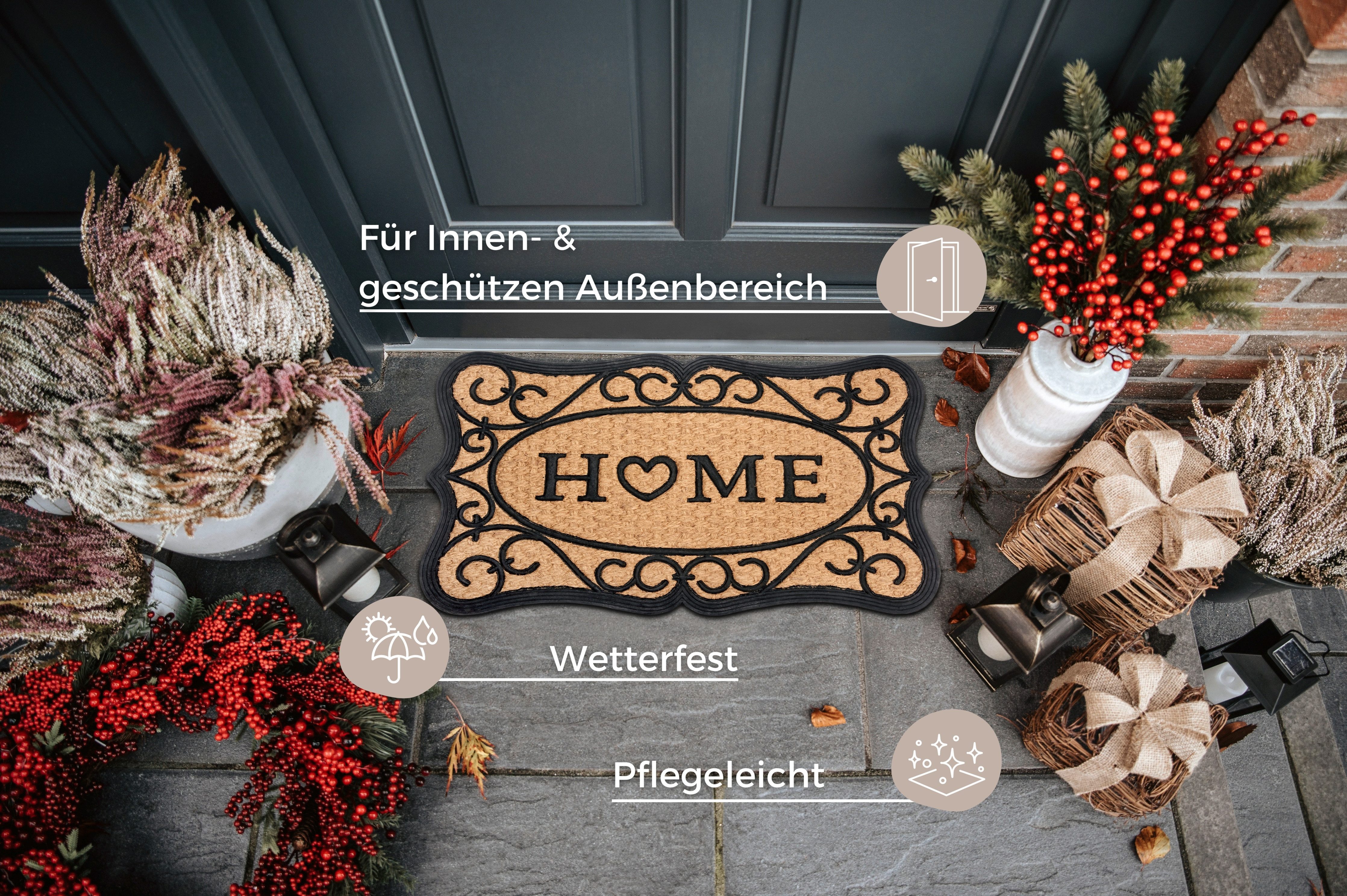 HANSE Home Fußmatte Gummi-Kokos Heart Home günstig online kaufen