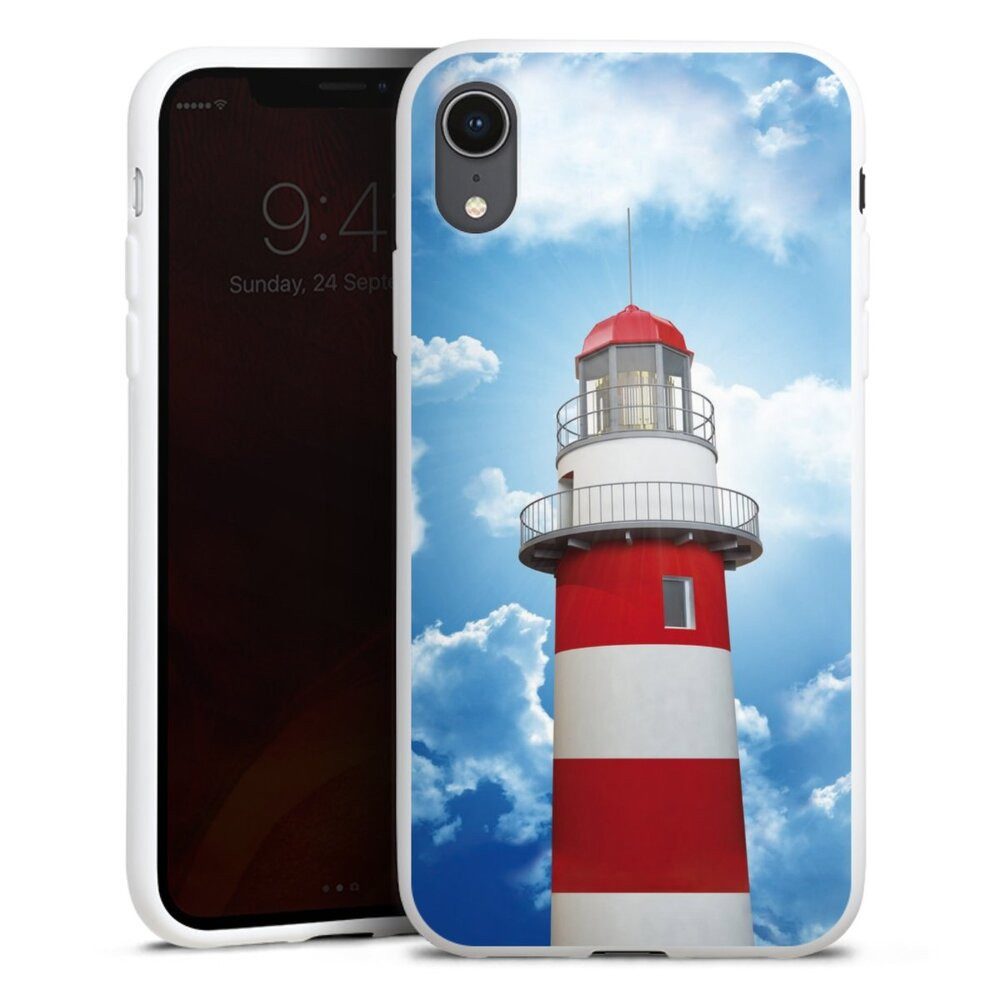 DeinDesign Handyhülle Leuchtturm Wolke Himmel Leuchtturm, Apple iPhone Xr Silikon Hülle Bumper Case Handy Schutzhülle
