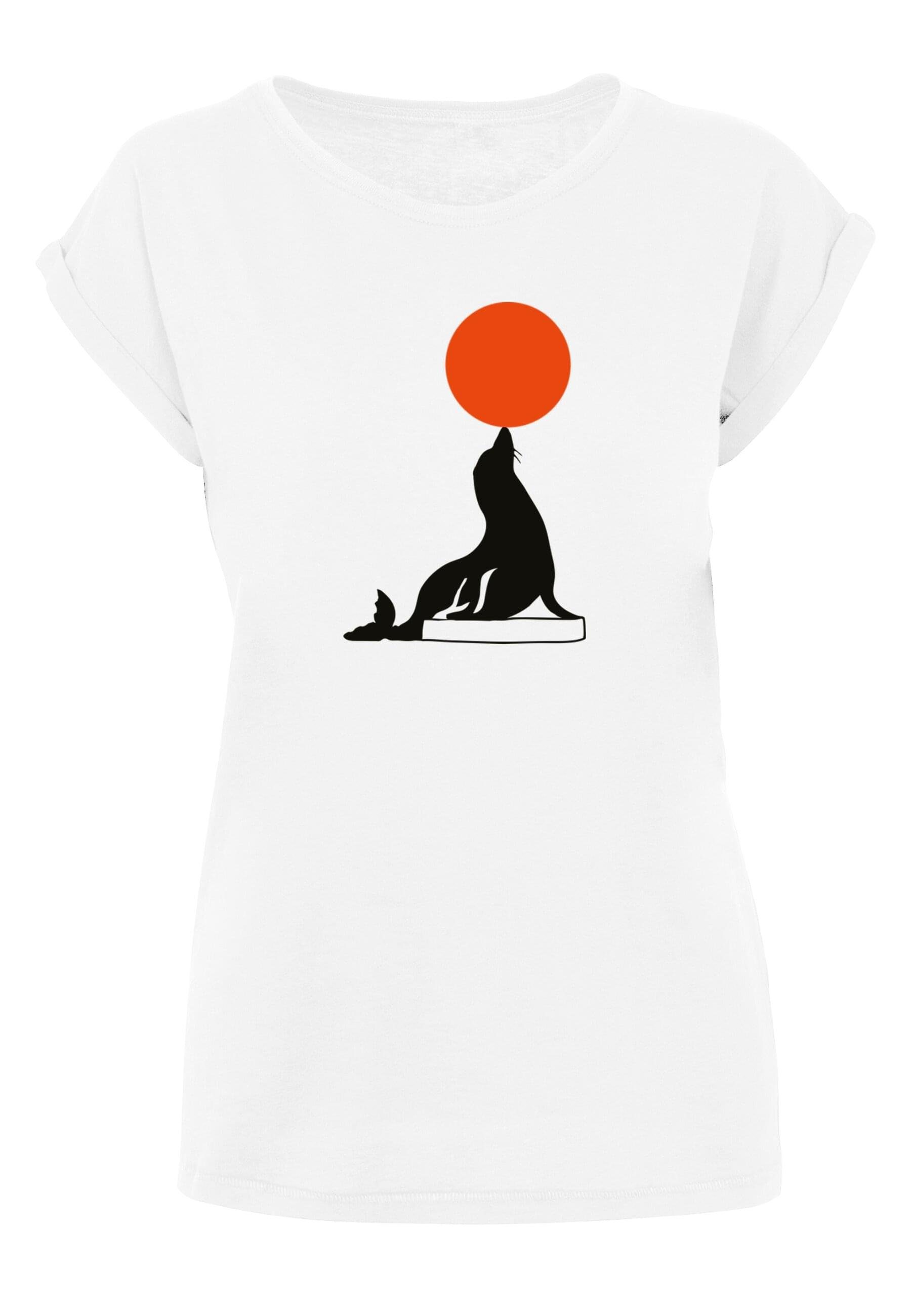 The T-Shirt Ladies Seal (1-tlg) Damen T-Shirt Merchcode