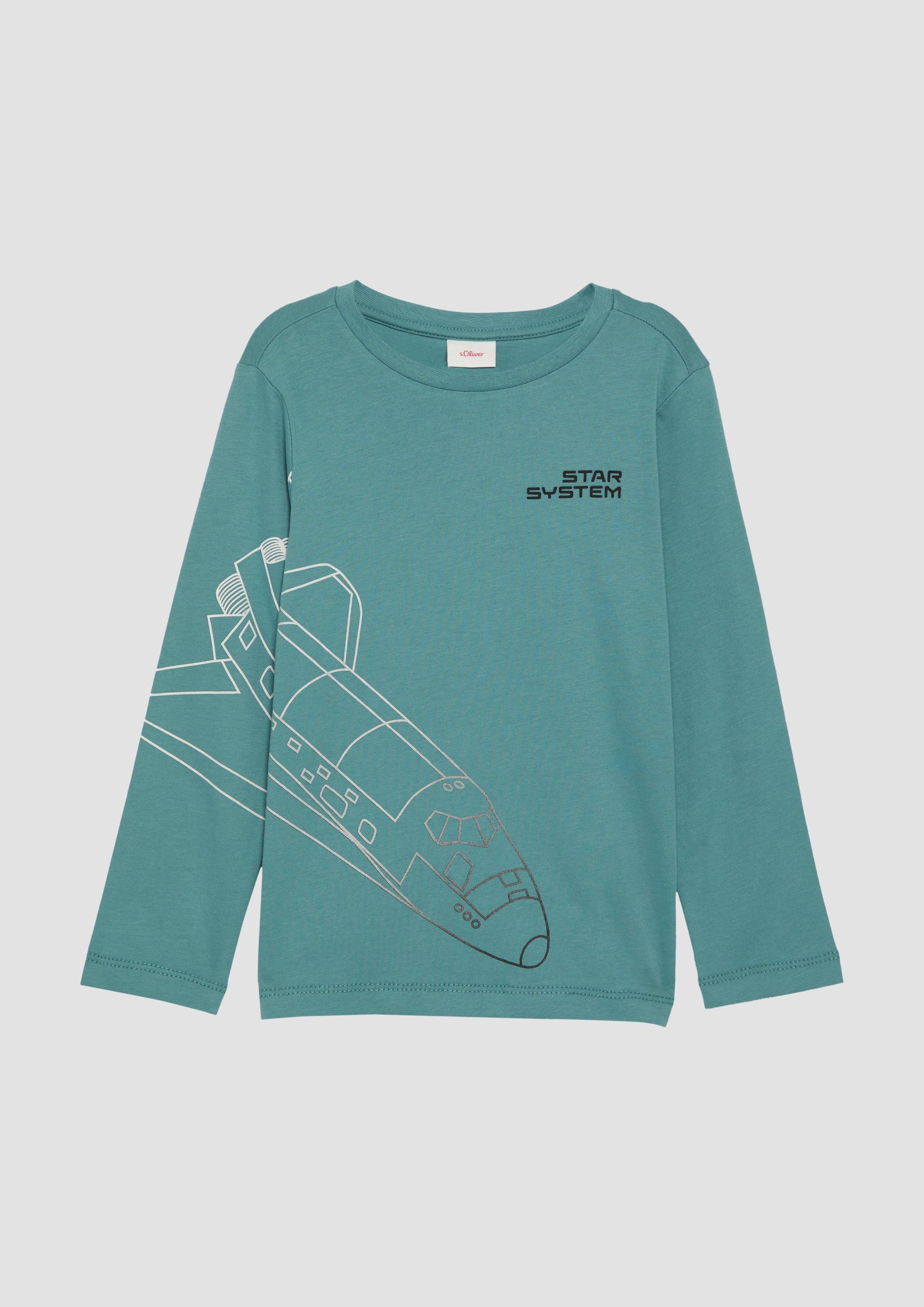 Langarmshirt Langarmshirt mit Frontprint