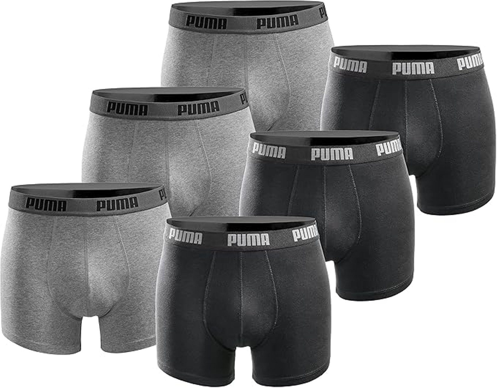 PUMA Boxershorts Herren Boxershorts Unterhosen (6er Pack) (6-er Pack) günstig online kaufen