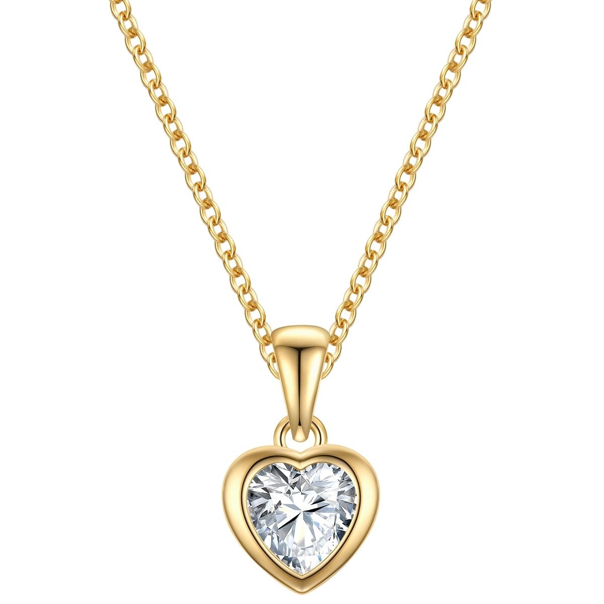 Rafaela Donata Kette mit Anhänger RD5035 (1-tlg), mit Herz günstig online kaufen