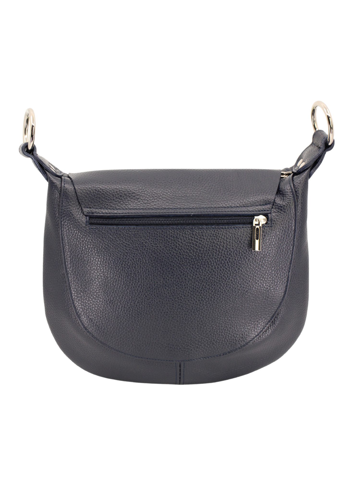 Adel Bags Schultertasche Kayla Ledertasche Made in Italy mit 2 Riemen, Zwei Tragegurte inklusive, Made in Italy