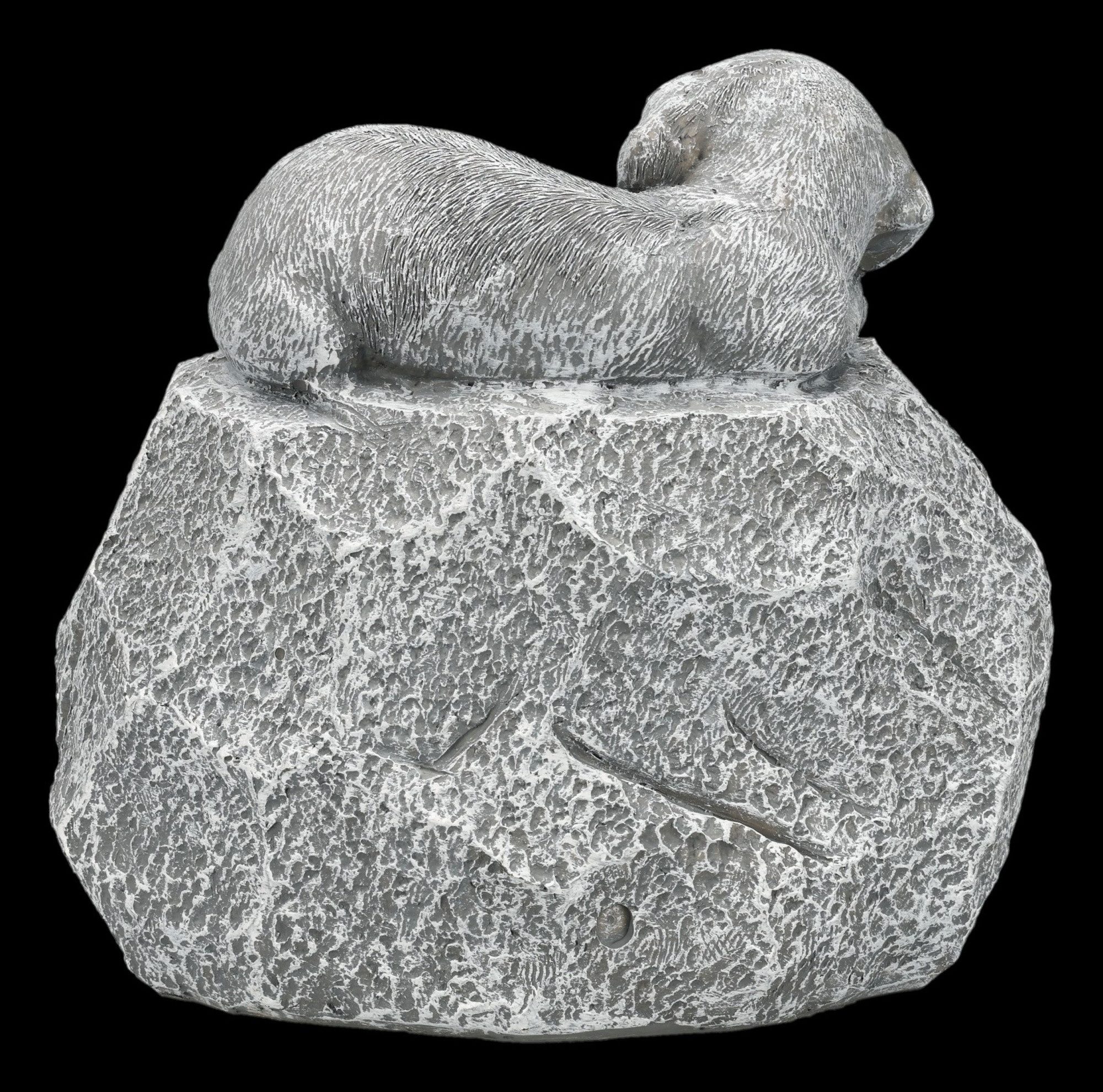 Figuren Shop GmbH Dekoobjekt Tiergrab Deko – Hund Statue Gedenkstein Trauerfigur Garten 15 cm – Bild 5 von 5