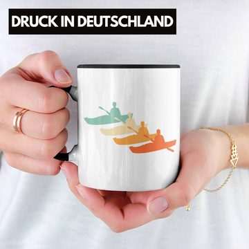 Trendation Tasse Trendation - Kajak Tasse Geschenk Kajak-Fahrer Geschenkidee Retro Geburtstag Überraschung