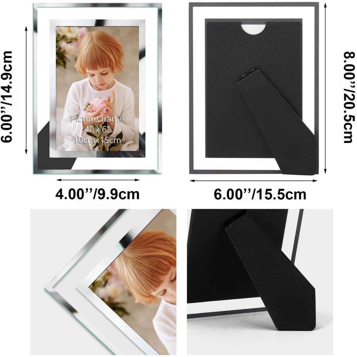 LuxusKollektion Einzelrahmen 6er-Set Bilderrahmen 10x15 Silber günstig online kaufen