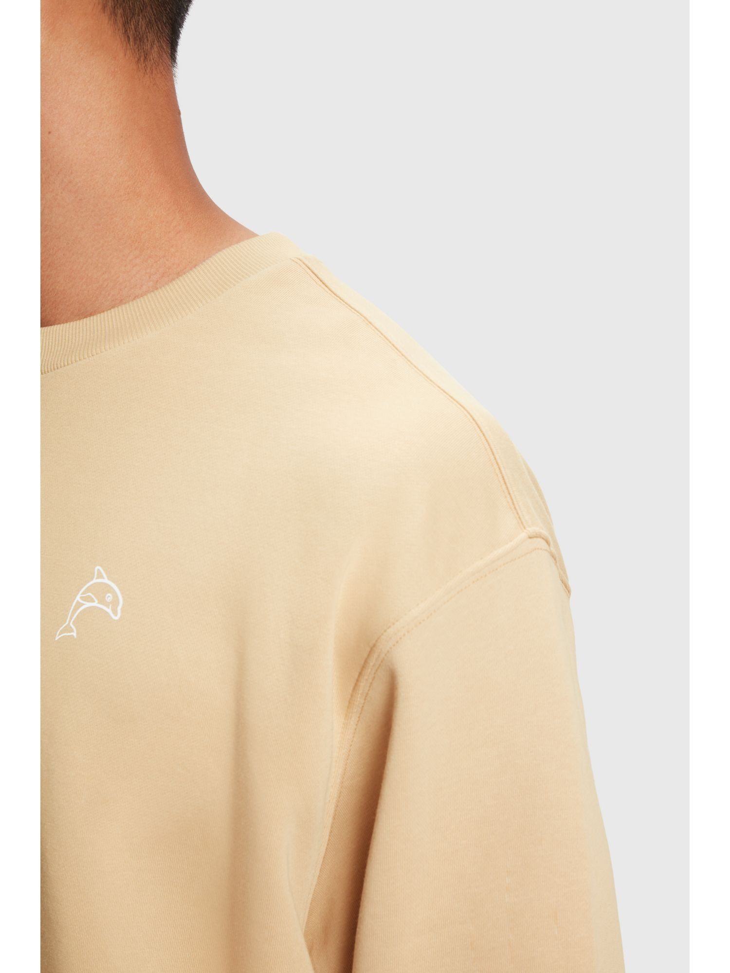 Esprit Sweatshirt Color SAND (1-tlg) Dolphin Sweatshirt