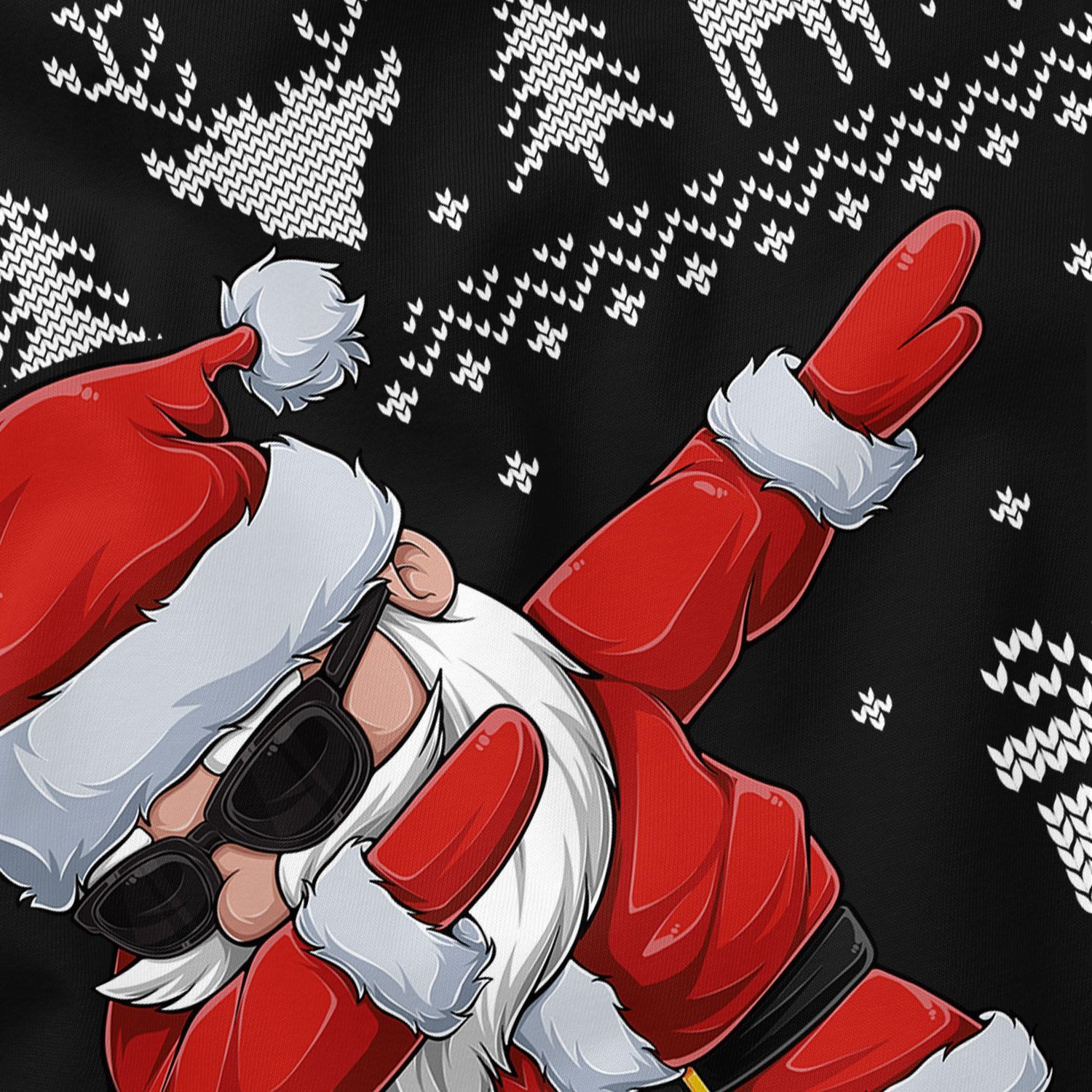 MoonWorks Print-Shirt Kinder T-Shirt Weihnachten Dabbing Santa Weihnachtsmann Dab Fun-Shirt