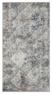 Teppich MY-RUG Malin, Kurzflor-Teppich 150x80cm, Wohnando, rechteckig, Höhe: 10 mm, weich, gemütlich, mit schönem Muster, flachgewebt
