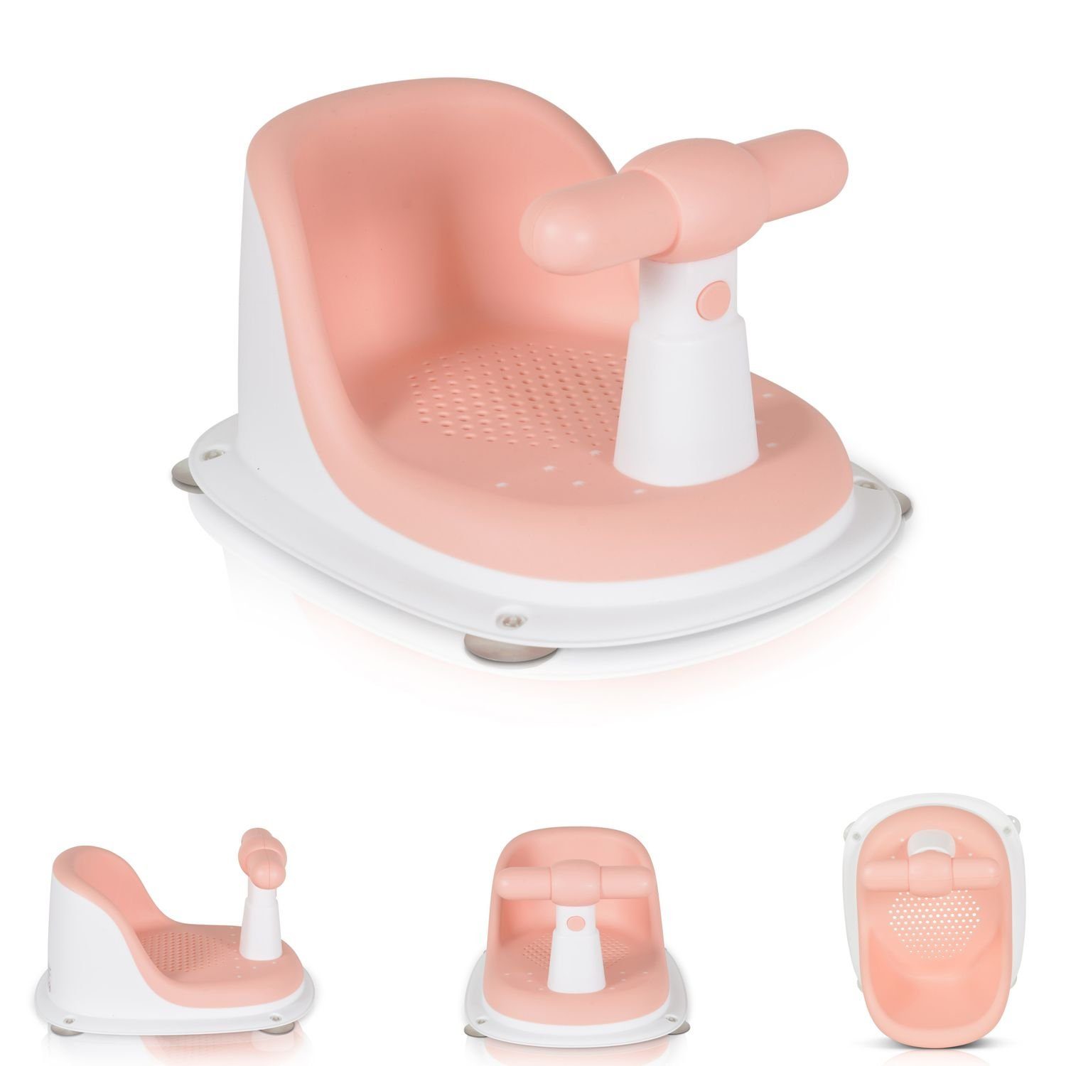 Moni Badesitz Badesitz Bernie HA-B39 Badering, rutschfeste Basis, Rückenlehne, Griff