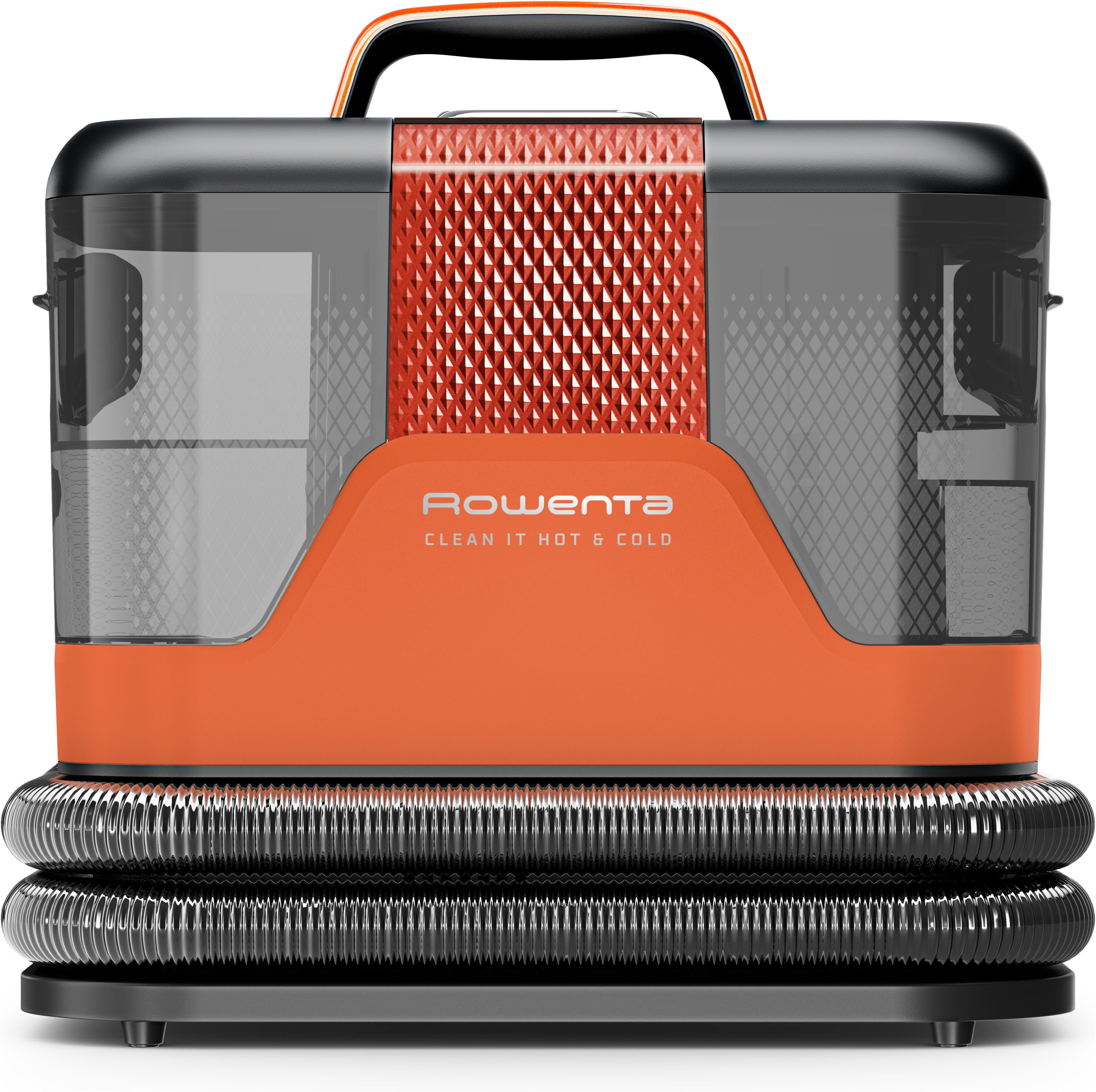 Rowenta Teppichreinigungsgerät Fleckenentferner IN7011 Clean It Hot & Cold, 1150 W, beutellos, PowerHeat 60 °C, 2,3 l/1,5 l Tanks, Auto‑Clean, rotierende ActivBrush