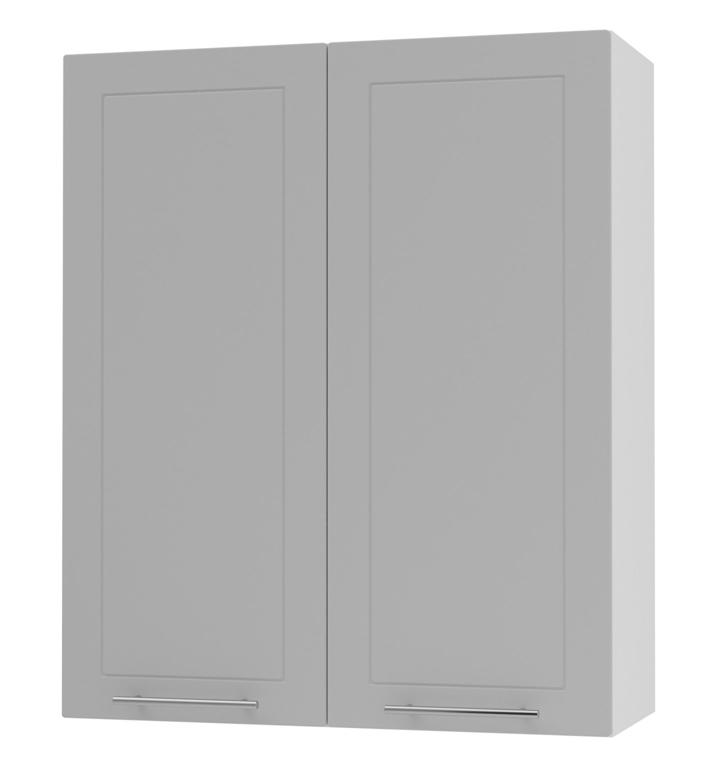 RAL 7040 fenstergrau matt | Korpus: weiß