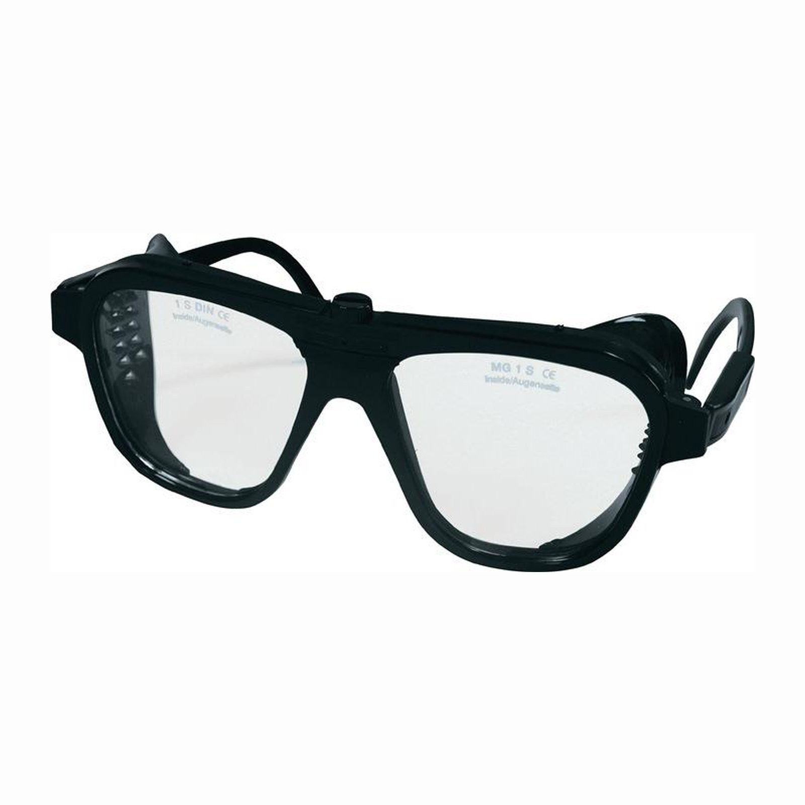 Arbeitsschutzbrille Schmerler Schutzbrille EN 166 Glas klar schwarz - 187222006