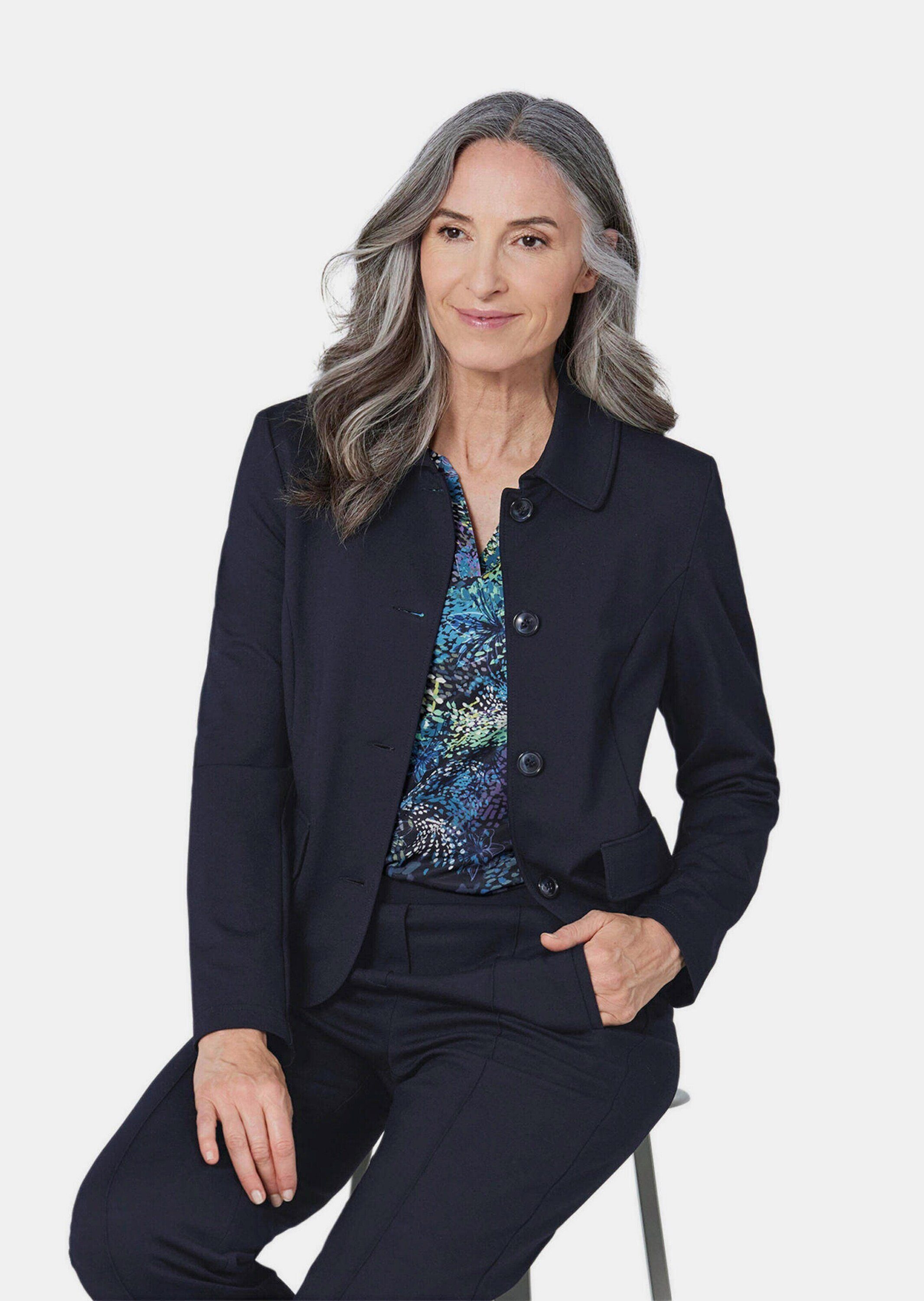 GOLDNER Outdoorjacke Leichte Jacke mit Stehkragen in rot Damen Übergangsjacke, kurz, Langarm, leicht, kleiner Kragen
