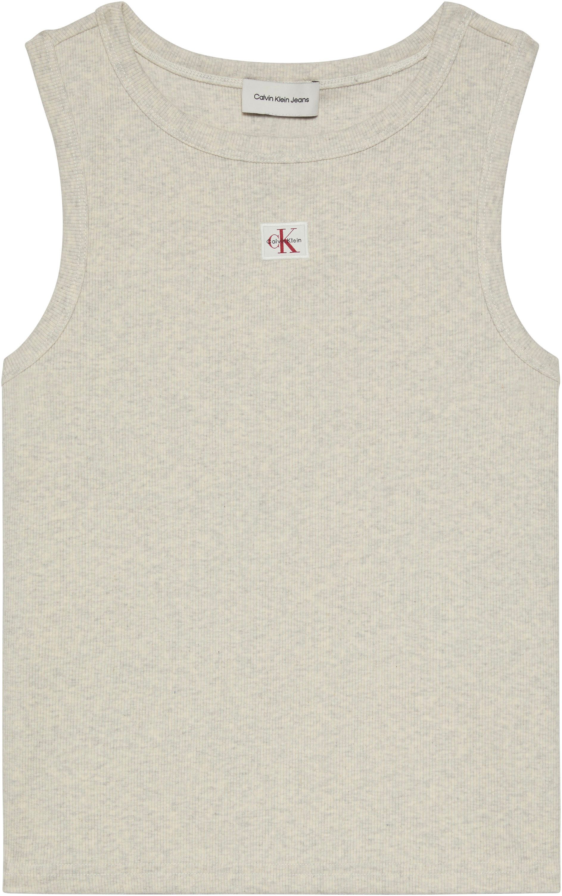 Calvin Klein Jeans Tanktop A - WVN LBL 2X2 CTTN Mit Rundhalsausschnitt