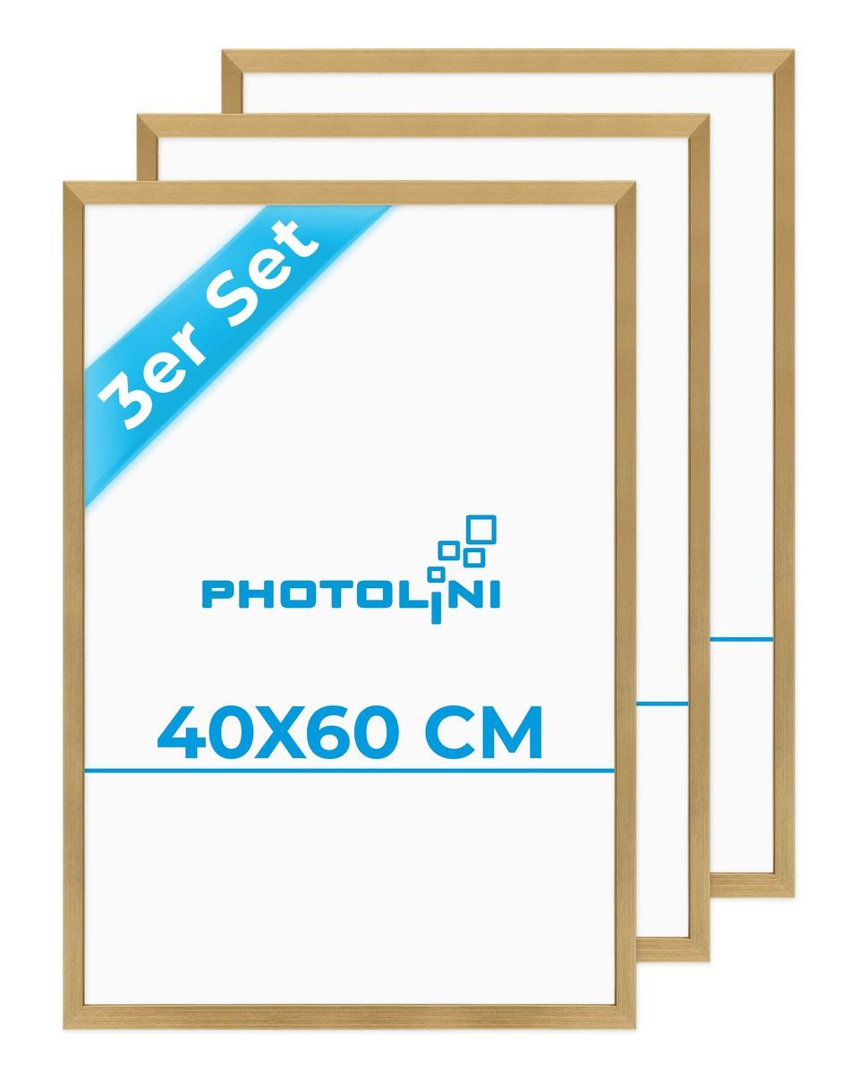 PHOTOLINI Bilderrahmen 3er Set, stabiles MDF-Holz, mit Acrylglas, extra Zub günstig online kaufen