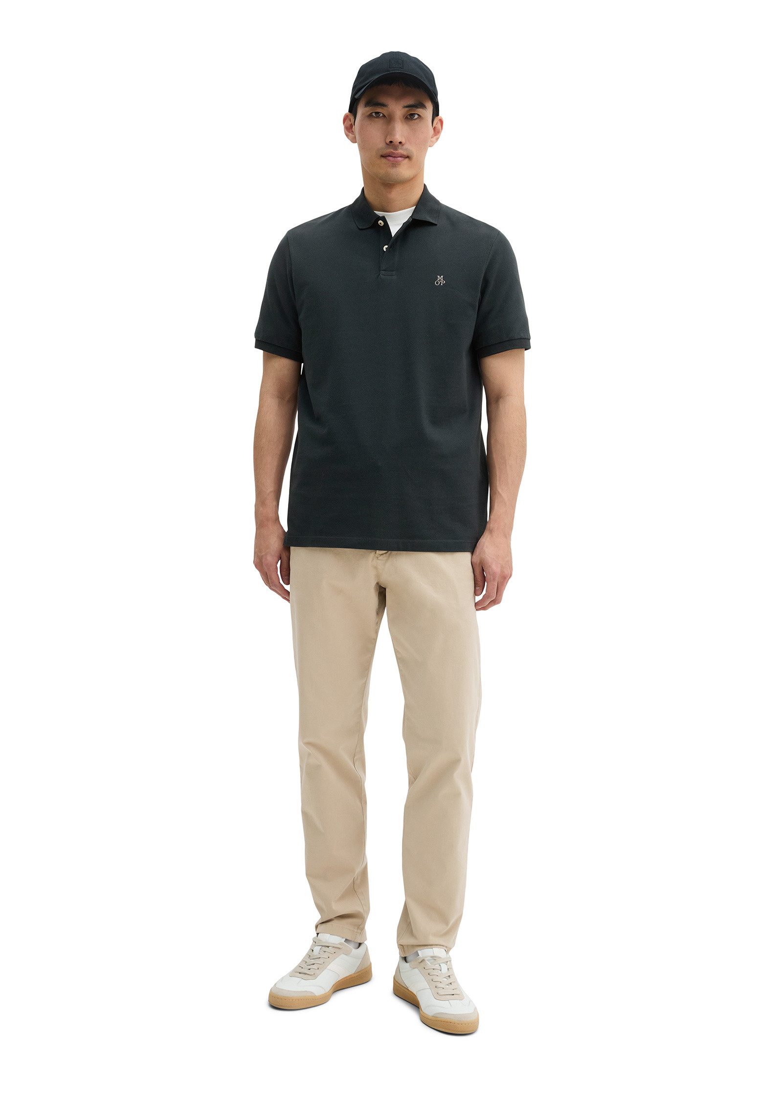 Marc O'Polo Poloshirt aus reiner Bio-Baumwolle