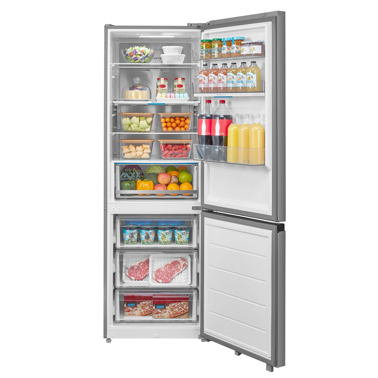 Midea Kühl-/Gefrierkombination SPACE MASTER MDRB548MIC46P, 186 cm hoch