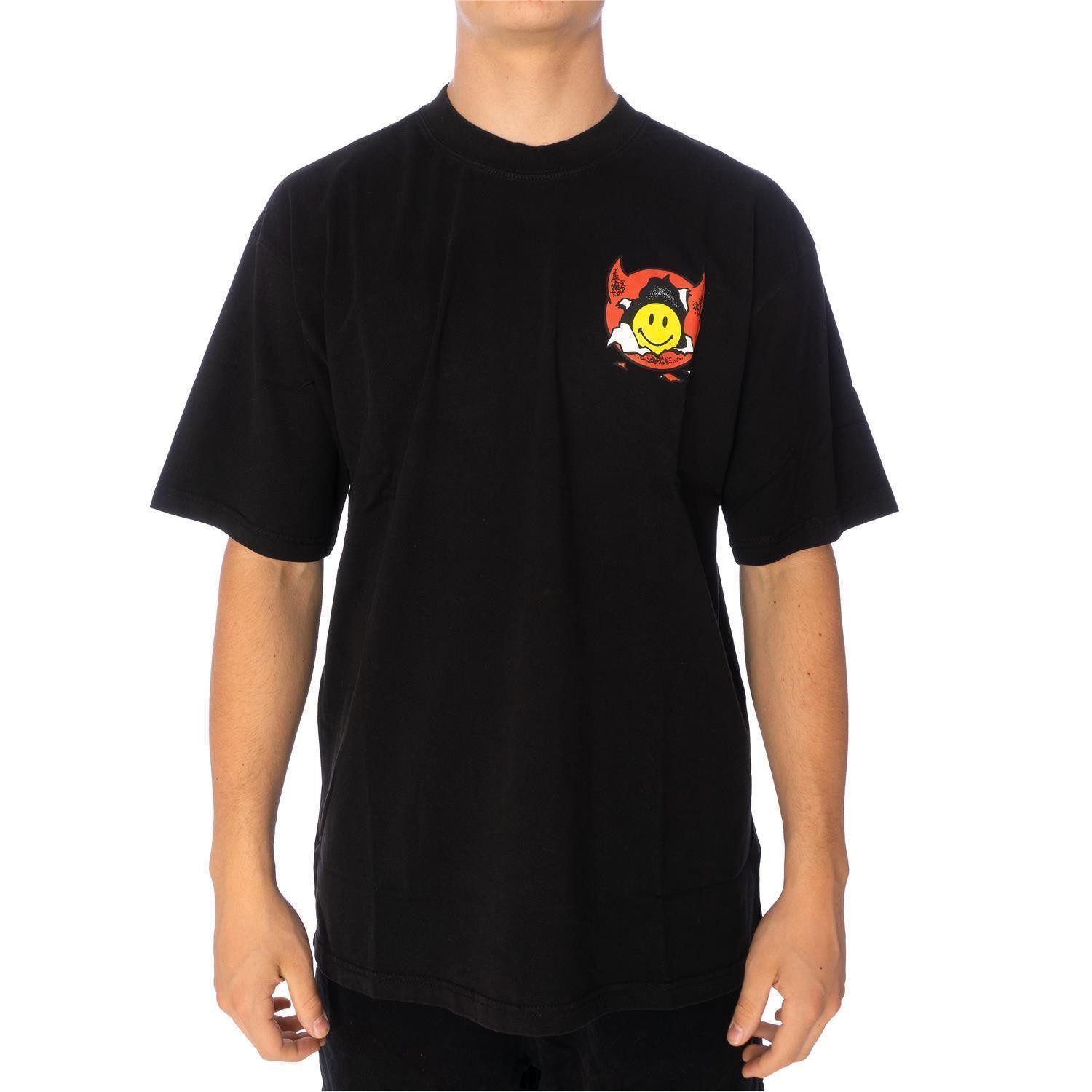 Market T-Shirt T-Shirt Market Smiley Inner Peace (1-tlg) Großes "Market" Logo-Print auf der Rückseite