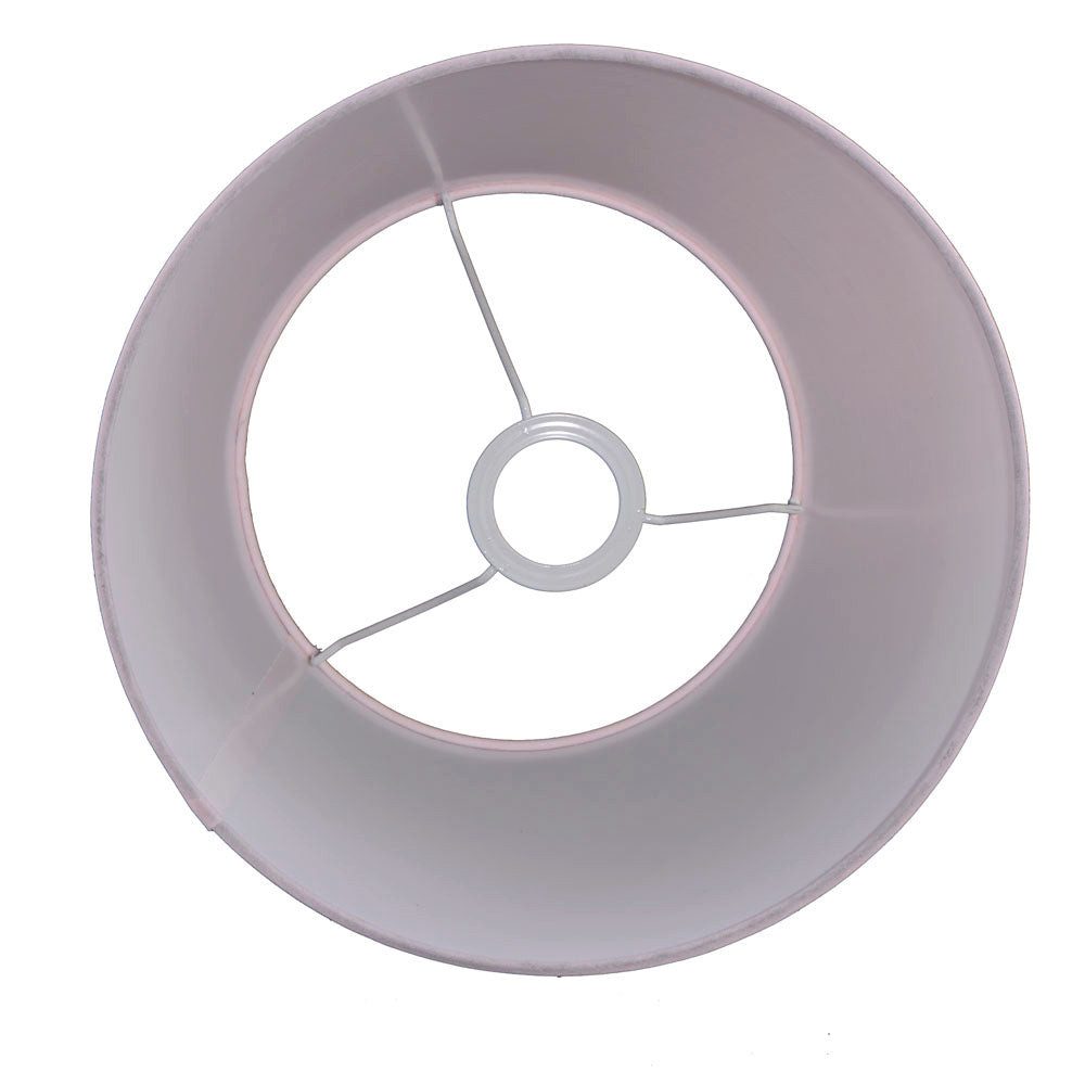 Dirk Davids Leuchten GmbH Lampenschirm Lampenschirm für Tischleuchte in Rund Polycotton Hell Rose TL 30-20-17, Exklusives Design