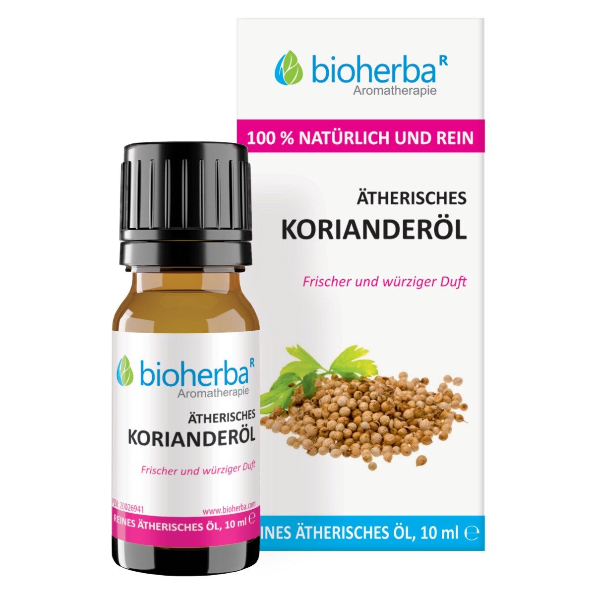 BIOHERBA R Pflege-Set Bioherba Ätherisches reines Korianderöl 10 ml
