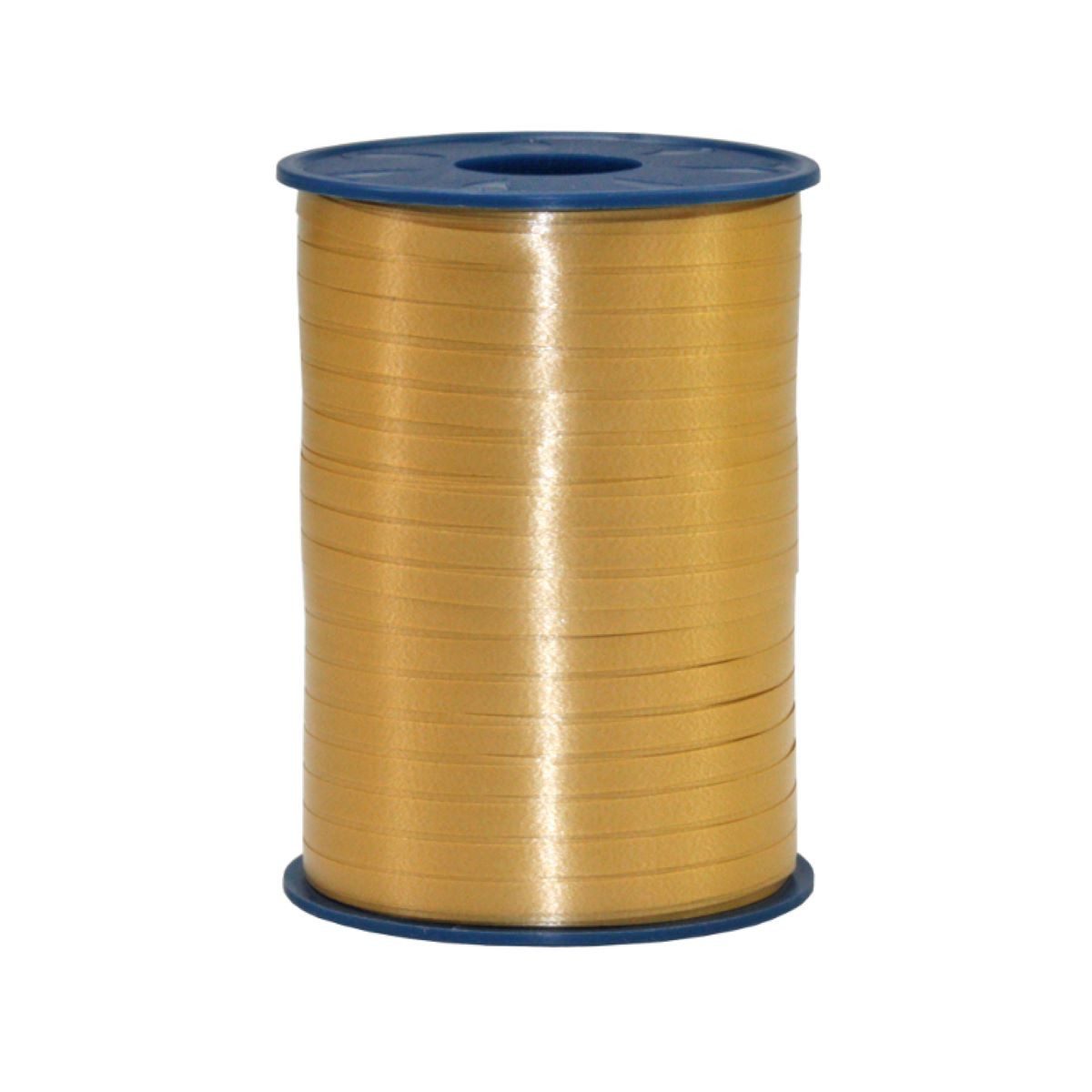 Goldina Loy GmbH + Co KG Geschenkband Geschenkband Polyband 5mm/500m Gold Matt #15