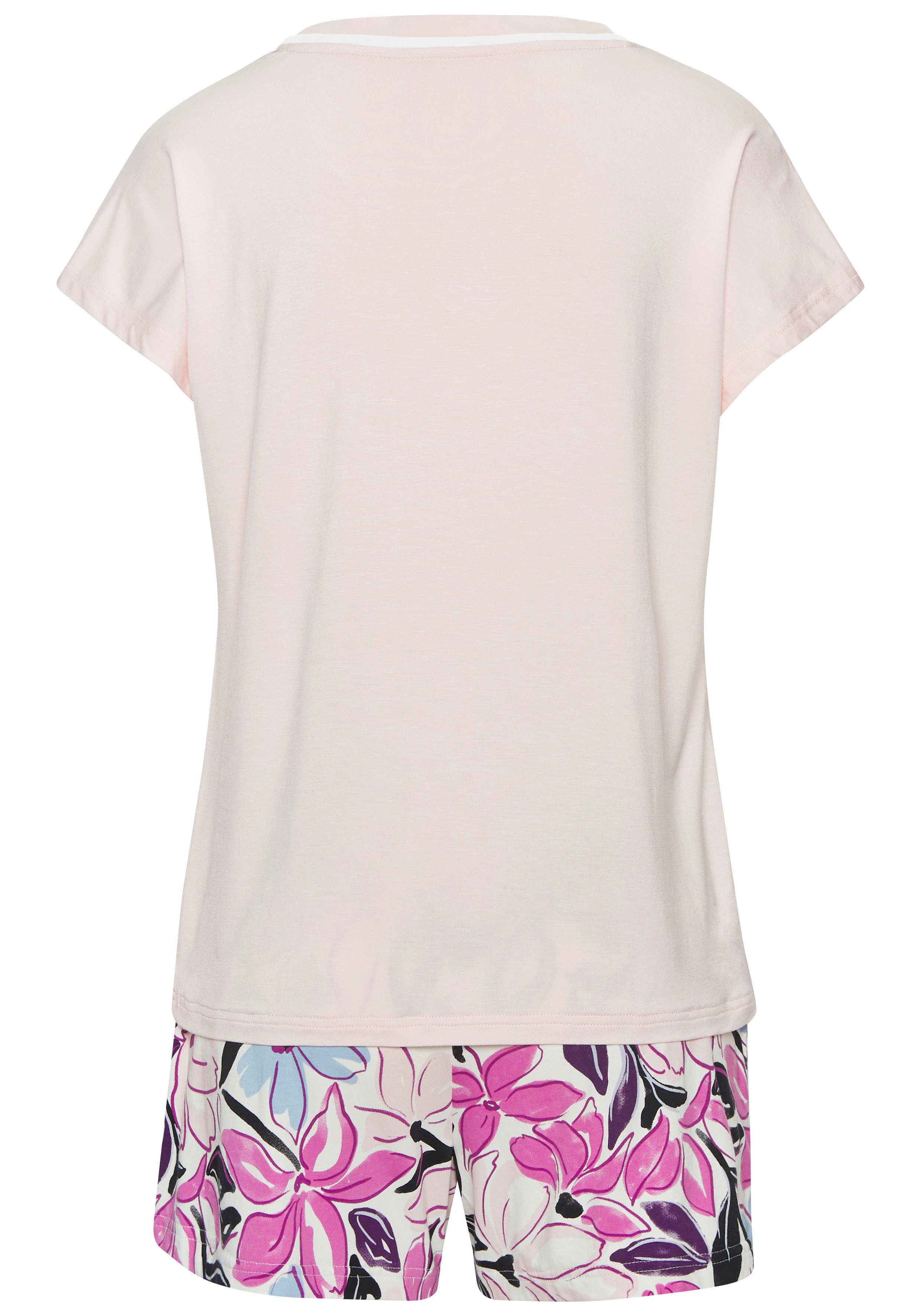 LASCANA Shorty (Set, 2 tlg) mit schönem Blumendruck