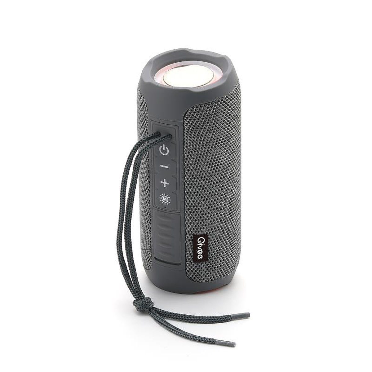 W, Tragbare Bluetooth, M2-Tec Soundbox IPX4-Schutzklasse) Musikbox vielseitige Konnektivität, Bluetooth-Lautsprecher (10 grau