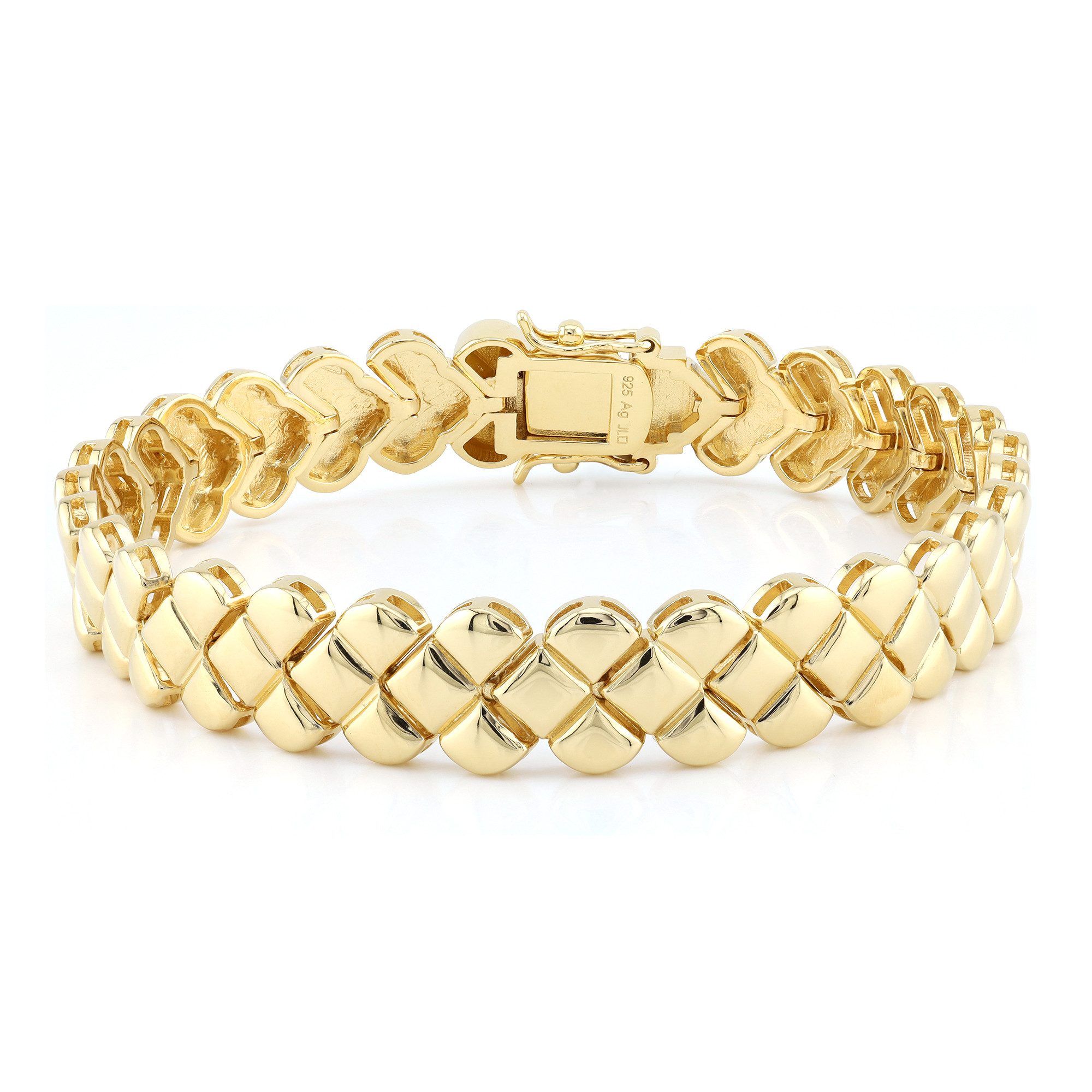 Cavill Silberarmband Schickes Armband aus vergoldetem Sterlingsilber (1-tlg)