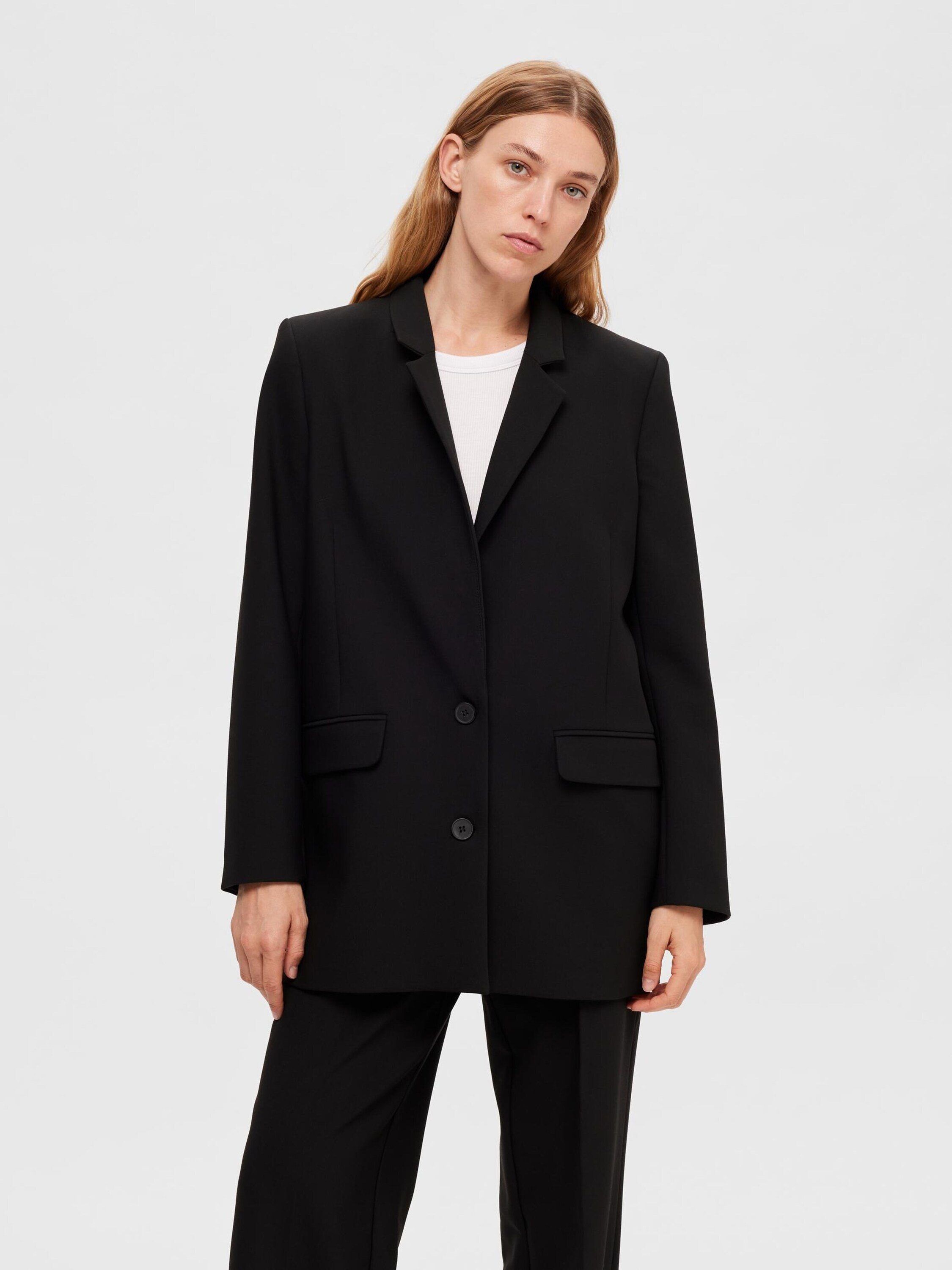 Selected Kurzblazer RITA (1-tlg) Plain/ohne Details günstig online kaufen