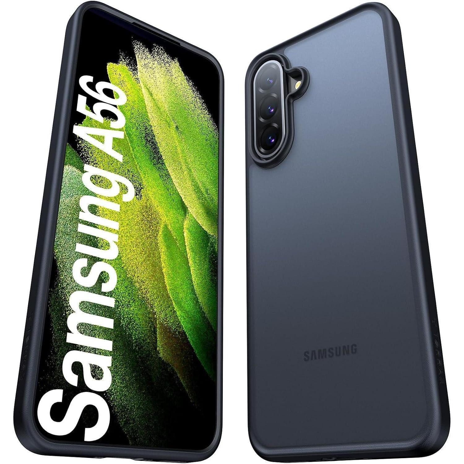 LuxusKollektion Handyhülle Handyhülle Militärschutz 360 Airbags Samsung Galaxy A56 Schwarz