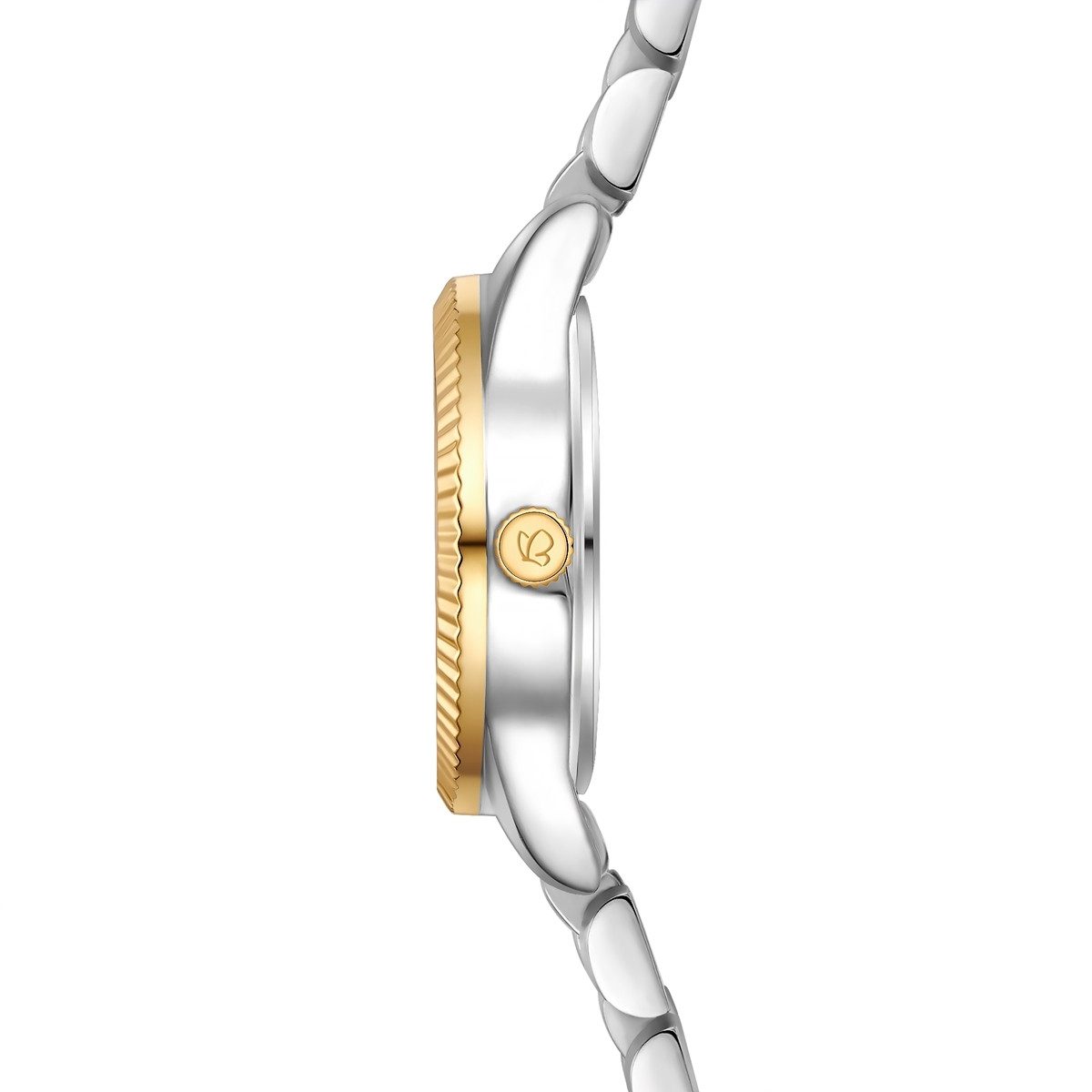 Glanzstücke München Quarzuhr silber/gelbgold