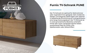 Furnix TV-Schrank PUNE 100 TV-Lowboard fürs Wohnzimmer freistähend oder Wandmontage nach Wahl möglich