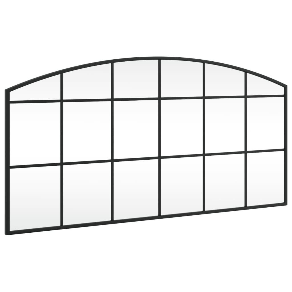 vidaXL Spiegel Wandspiegel Schwarz 100x50 cm günstig online kaufen